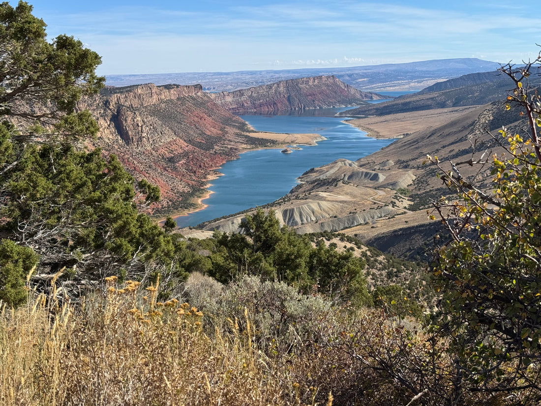 Flaming Gorge at the Wyoming - Utah border