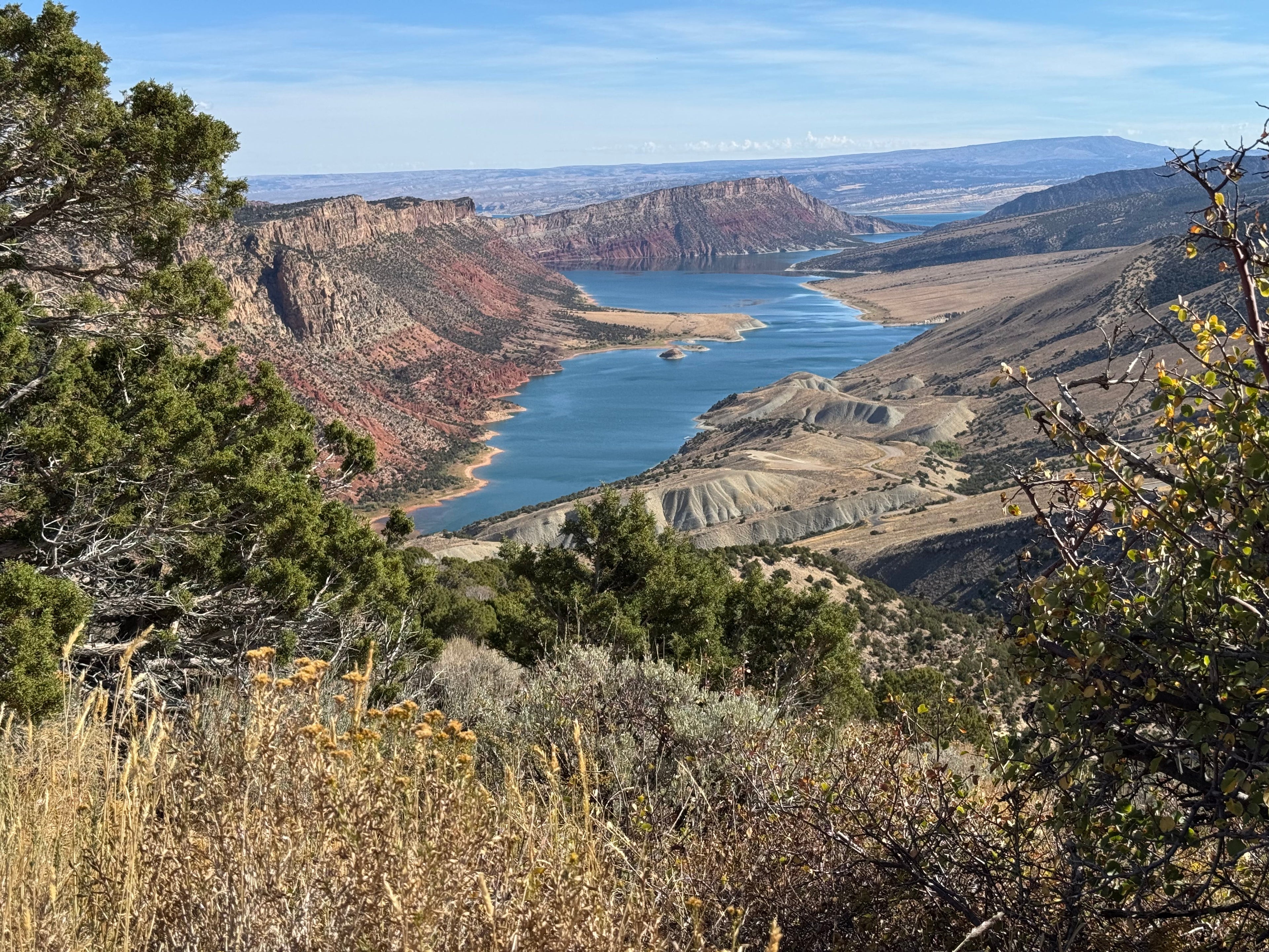Flaming Gorge at the Wyoming - Utah border