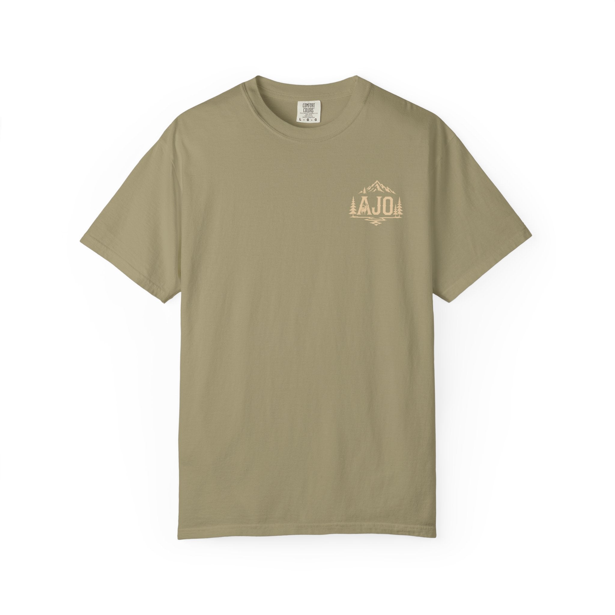 Trail Boot Print T-Shirt — "Answer the Wild" Outdoor Graphic Tee