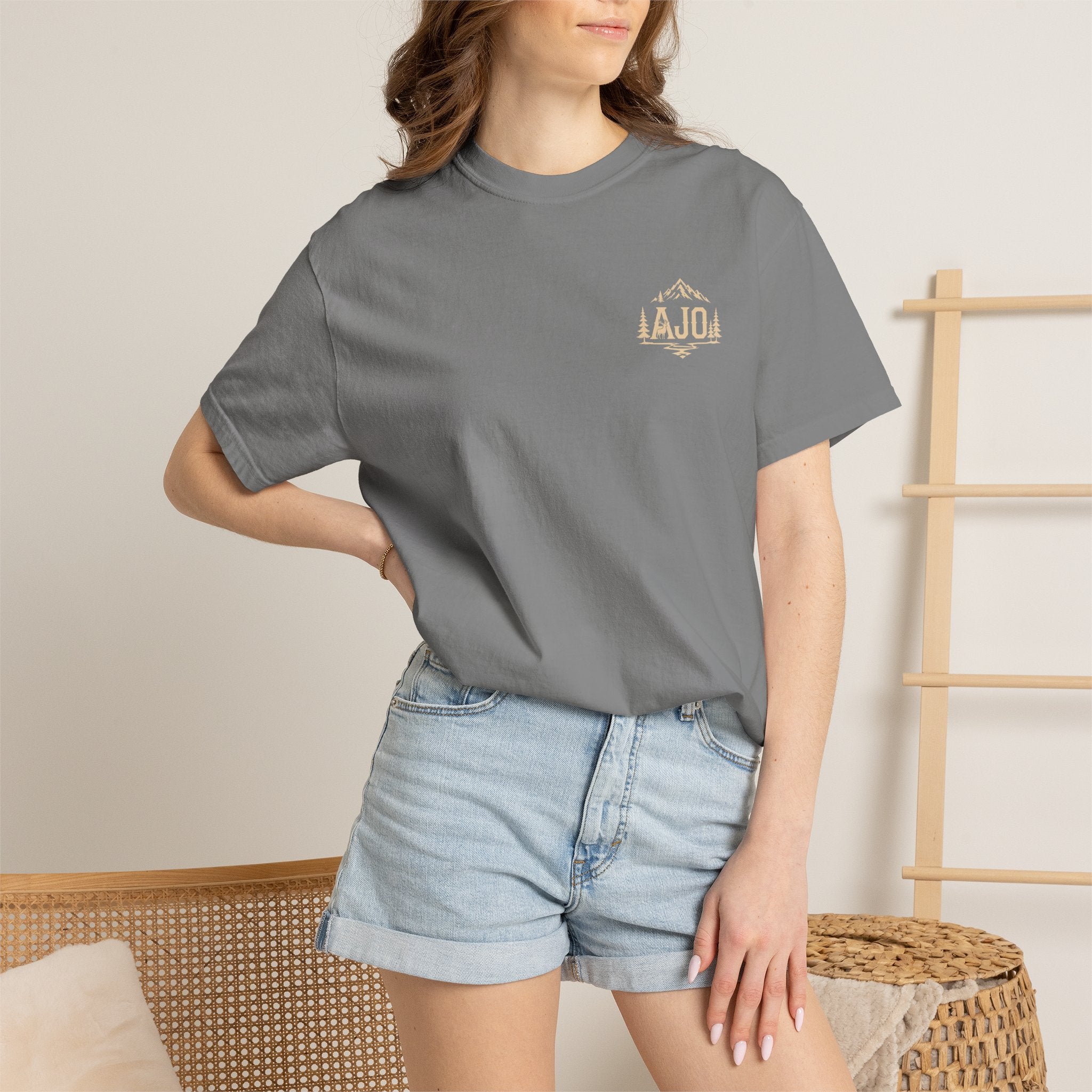 Trail Boot Print T-Shirt — "Answer the Wild" Outdoor Graphic Tee