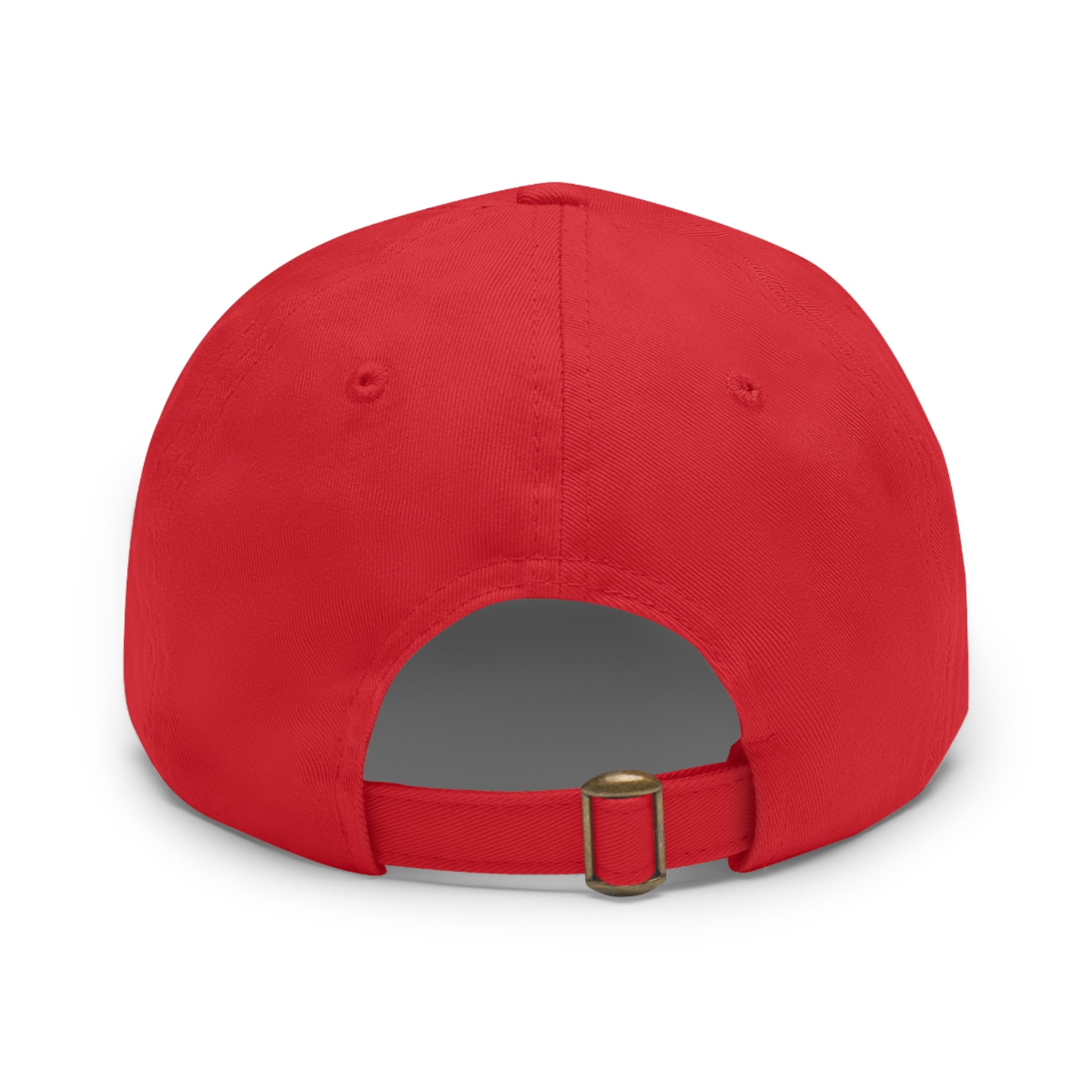 AJO Mountain Leather Patch Dad Hat — Outdoor Adventure Baseball Cap