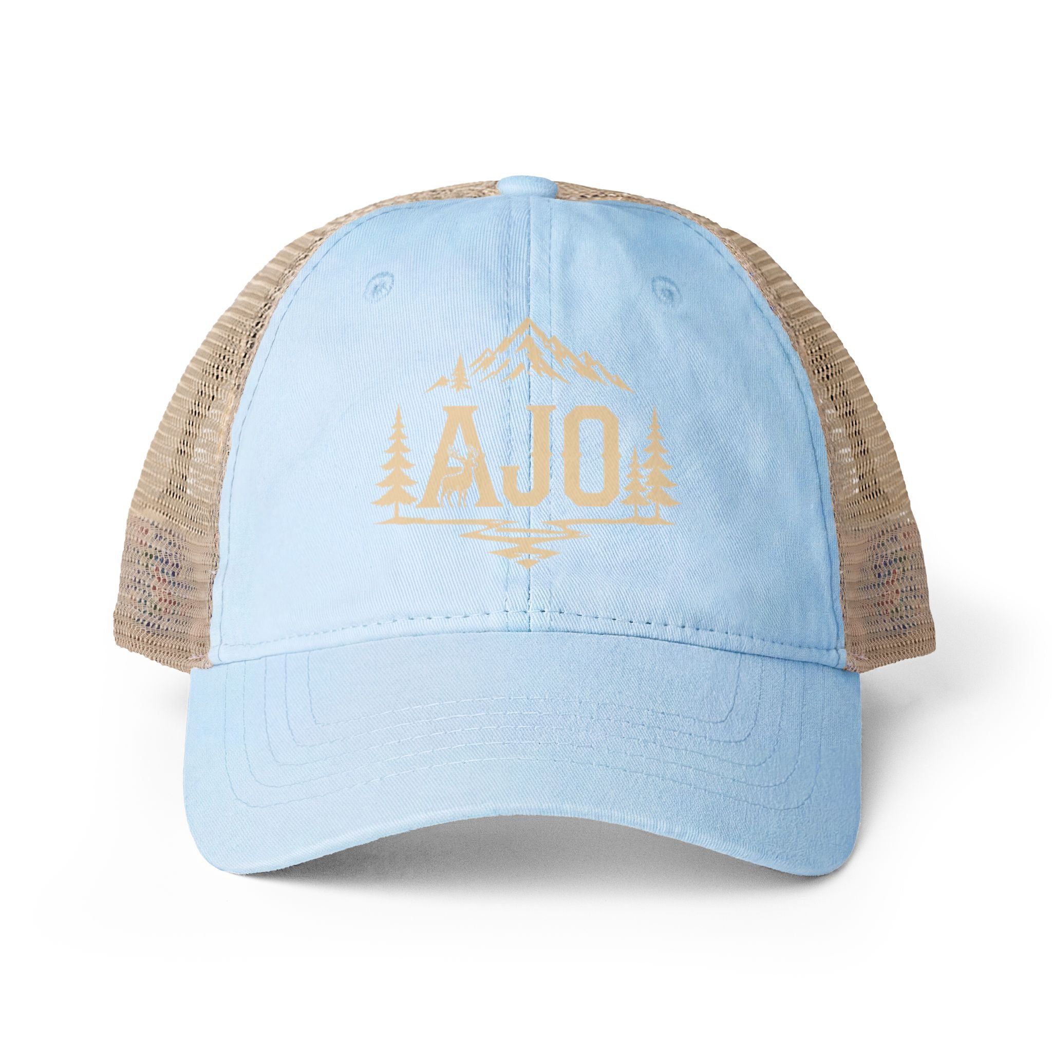 Women's Washed Mesh-Back Cap