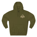 Adventure Hoodie - "Answer The Wild" Forest Bootprint Fleece Pullover