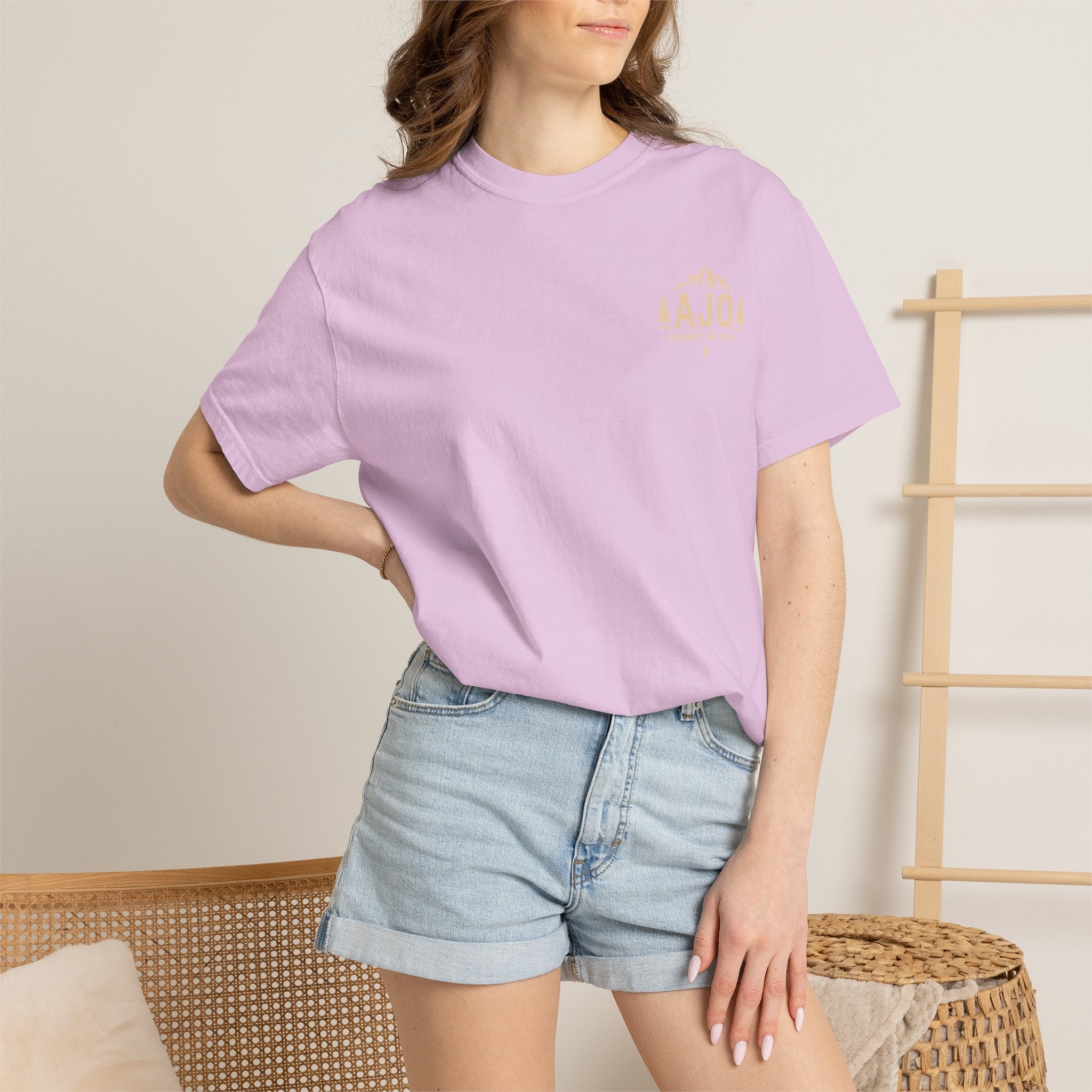 Ajo Pocket Tee — 'Time Can Wait, The Wild Won't' Adventure T‑Shirt
