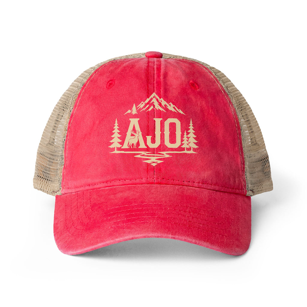 Women's Washed Mesh-Back Cap