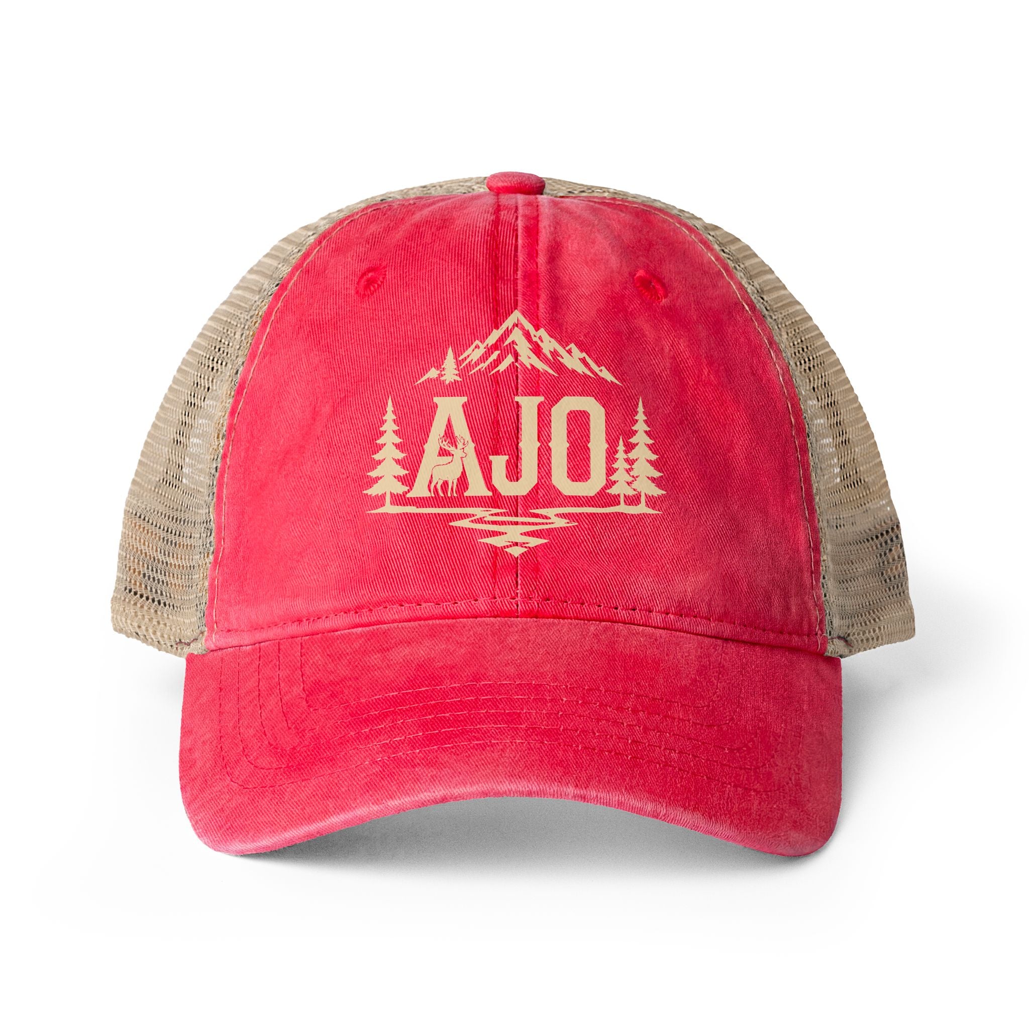 Women's Washed Mesh-Back Cap