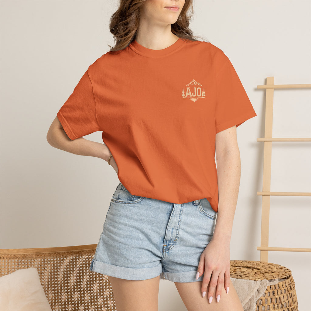 Trail Boot Print T-Shirt — "Answer the Wild" Outdoor Graphic Tee