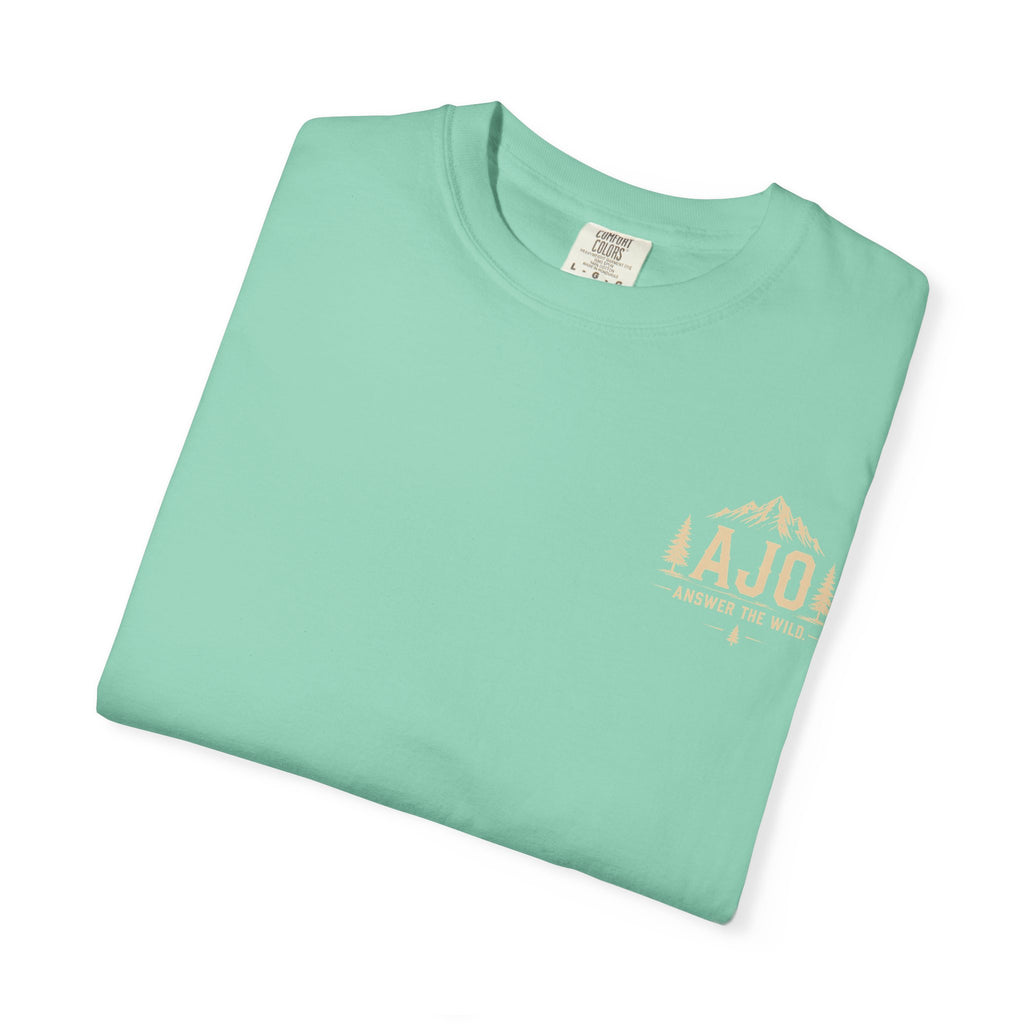 Ajo Pocket Tee — 'Time Can Wait, The Wild Won't' Adventure T‑Shirt