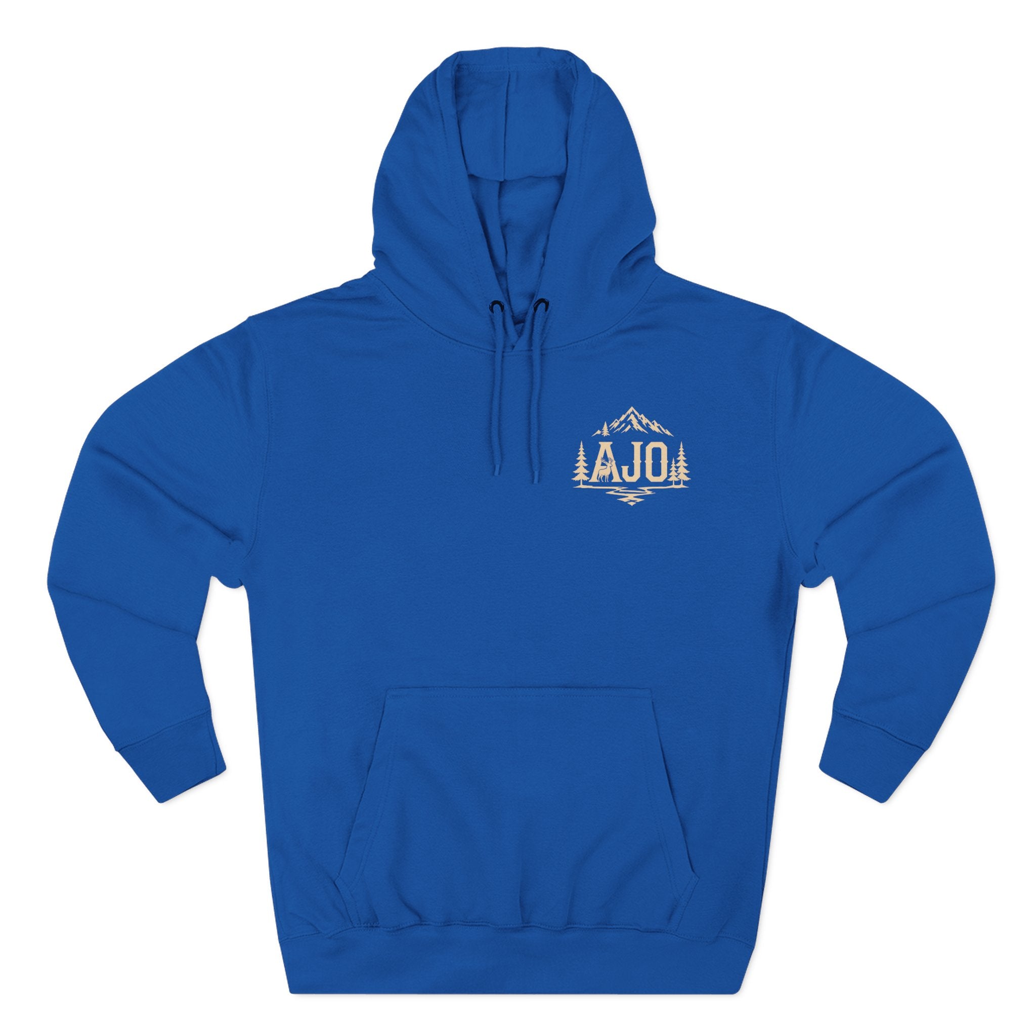 Adventure Hoodie - "Answer The Wild" Forest Bootprint Fleece Pullover