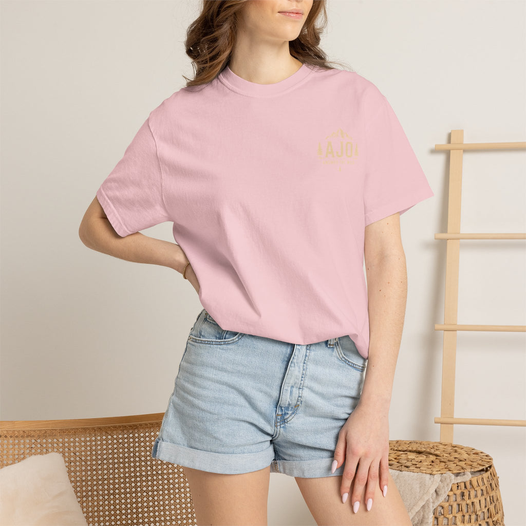 Ajo Pocket Tee — 'Time Can Wait, The Wild Won't' Adventure T‑Shirt