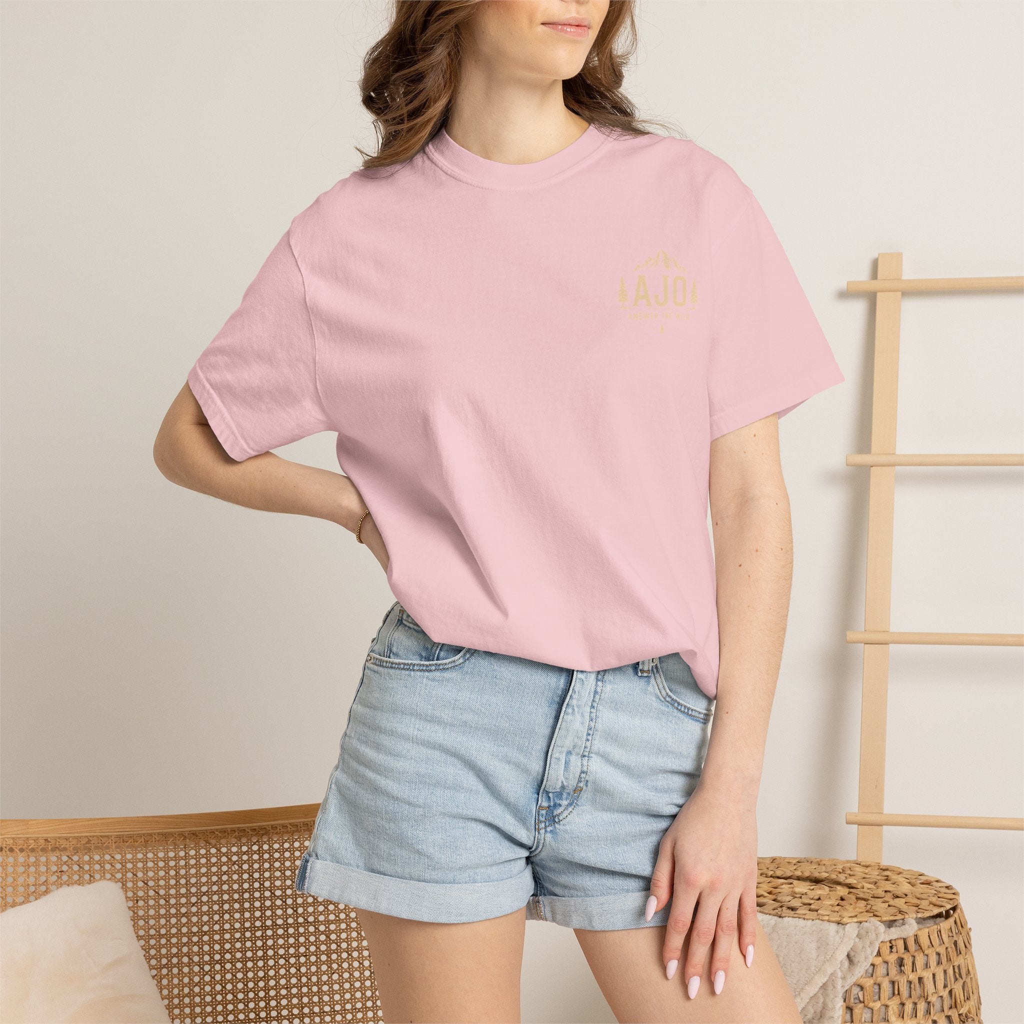 Ajo Pocket Tee — 'Time Can Wait, The Wild Won't' Adventure T‑Shirt