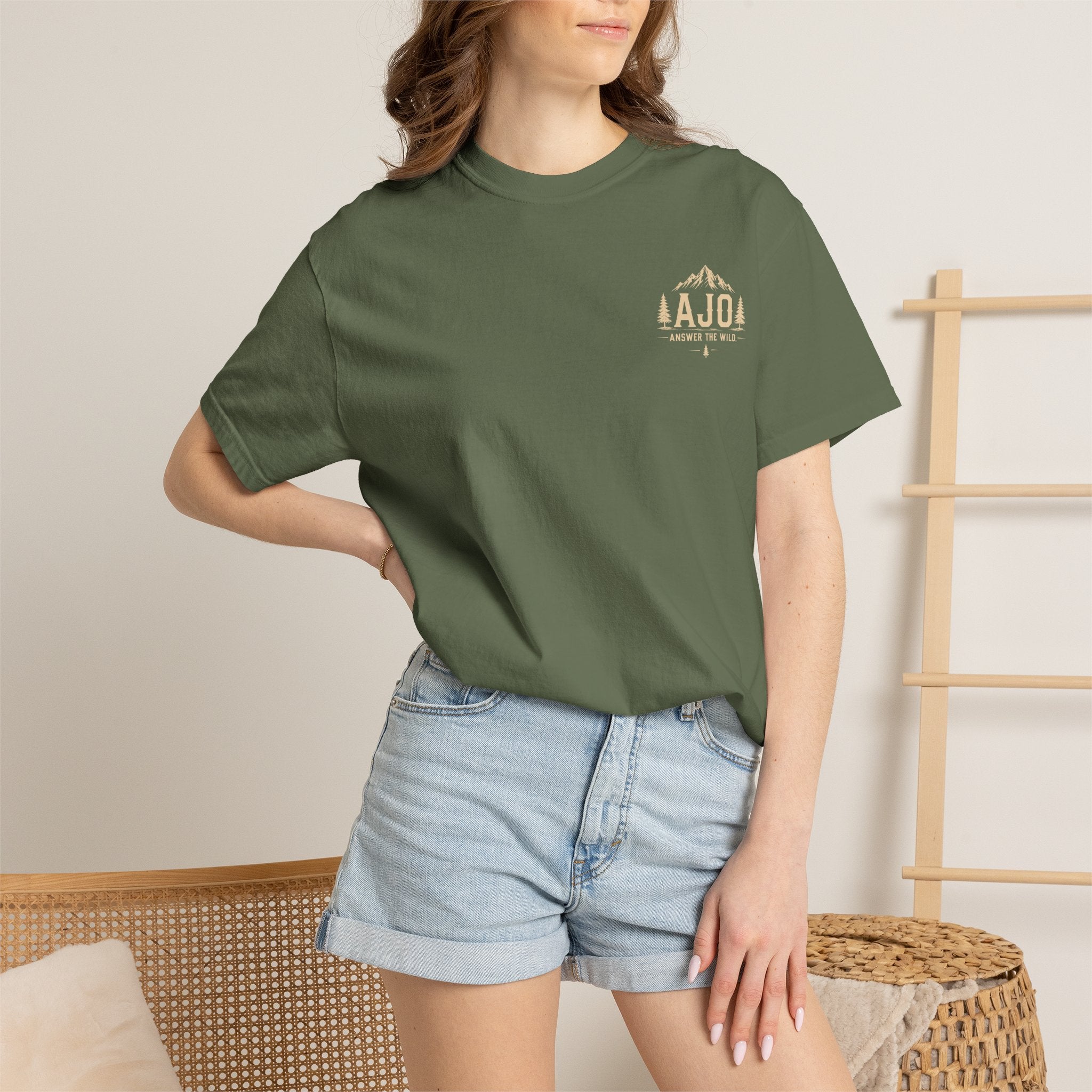 Ajo Pocket Tee — 'Time Can Wait, The Wild Won't' Adventure T‑Shirt