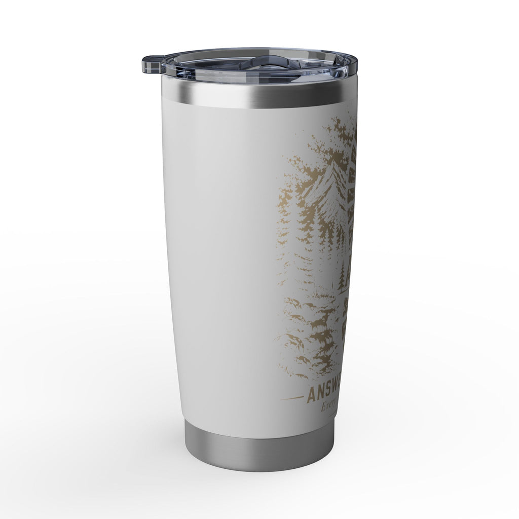 Vagabond 20oz Tumbler — Adventure Bootprint Travel Mug (Answer the Wild)