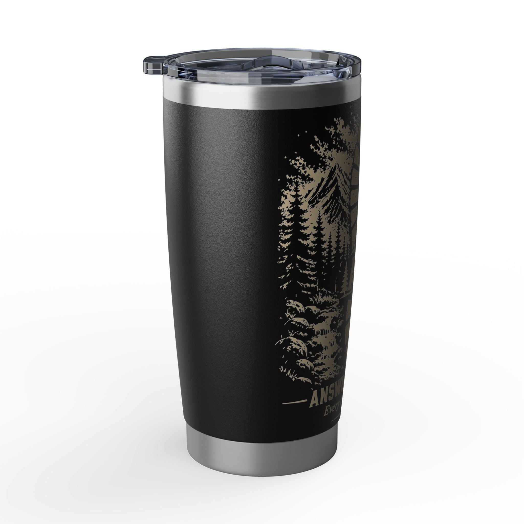 Vagabond 20oz Tumbler — Adventure Bootprint Travel Mug (Answer the Wild)