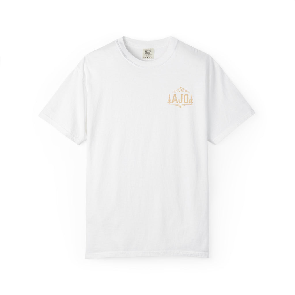 Trail Boot Print T-Shirt — "Answer the Wild" Outdoor Graphic Tee