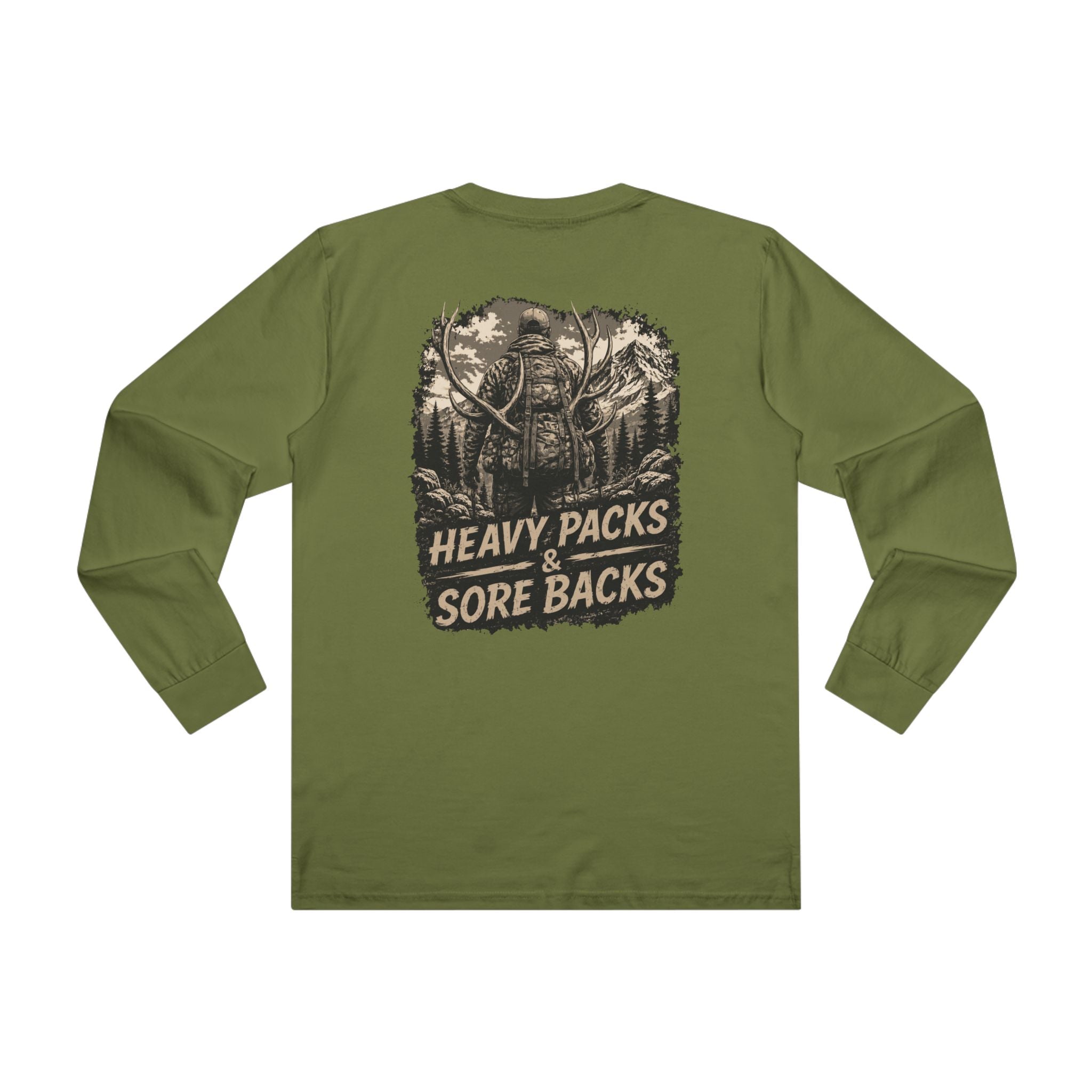 Heavy Packs & Sore Backs Longsleeve Tee