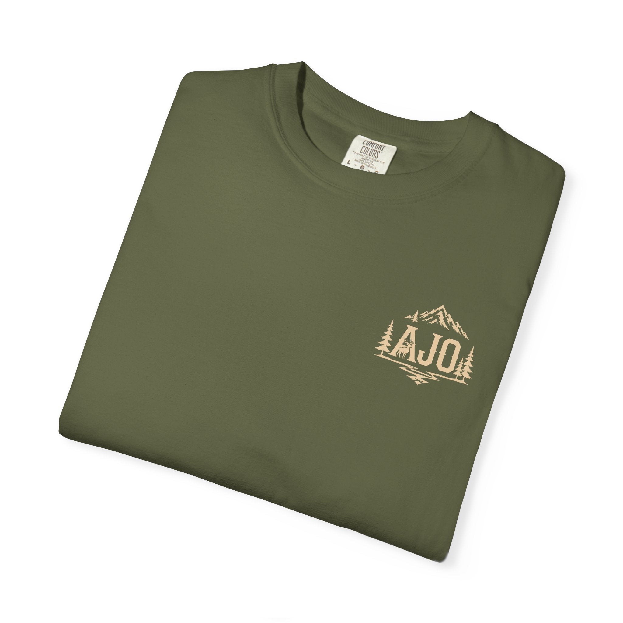 Trail Boot Print T-Shirt — "Answer the Wild" Outdoor Graphic Tee