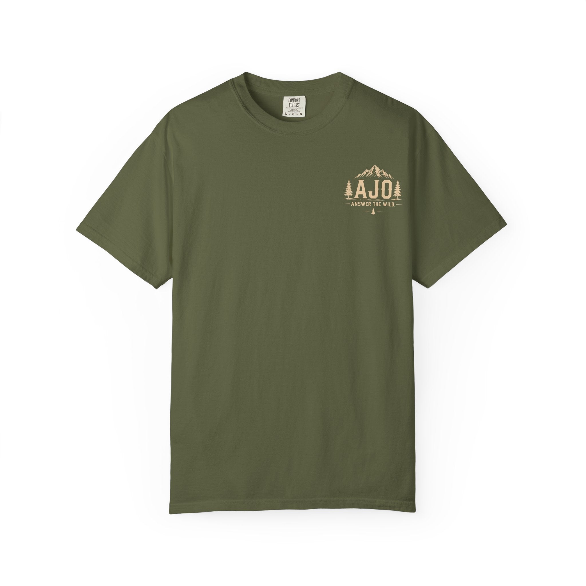 Ajo Pocket Tee — 'Time Can Wait, The Wild Won't' Adventure T‑Shirt