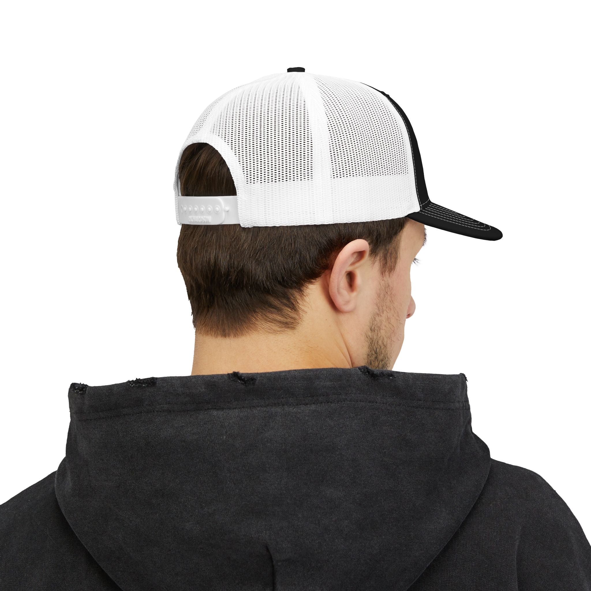 AJO Mountain Logo Snapback Trucker Cap