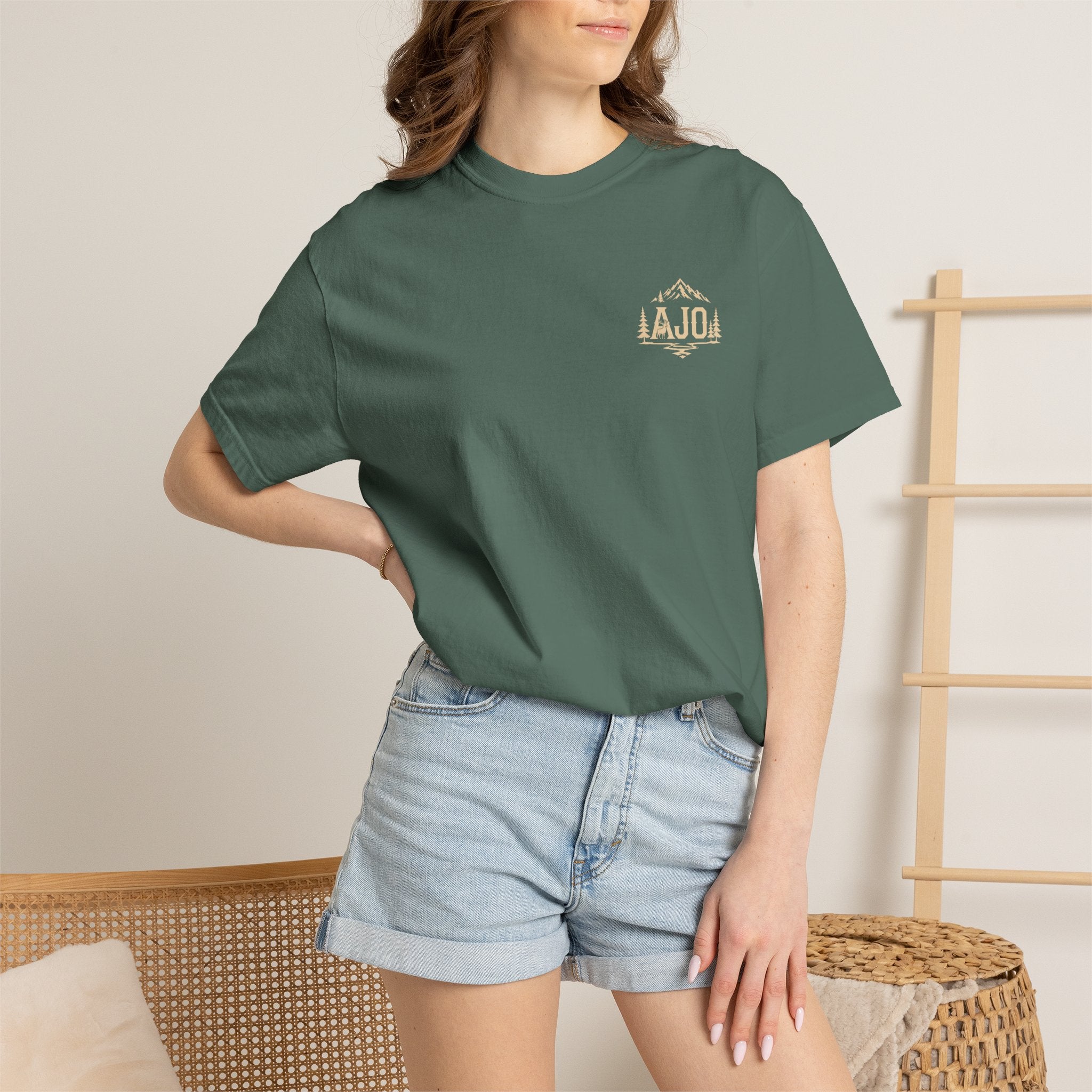 Trail Boot Print T-Shirt — "Answer the Wild" Outdoor Graphic Tee
