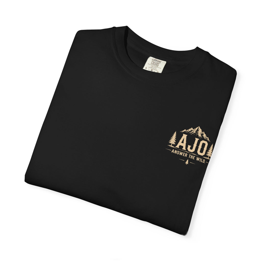 Ajo Pocket Tee — 'Time Can Wait, The Wild Won't' Adventure T‑Shirt