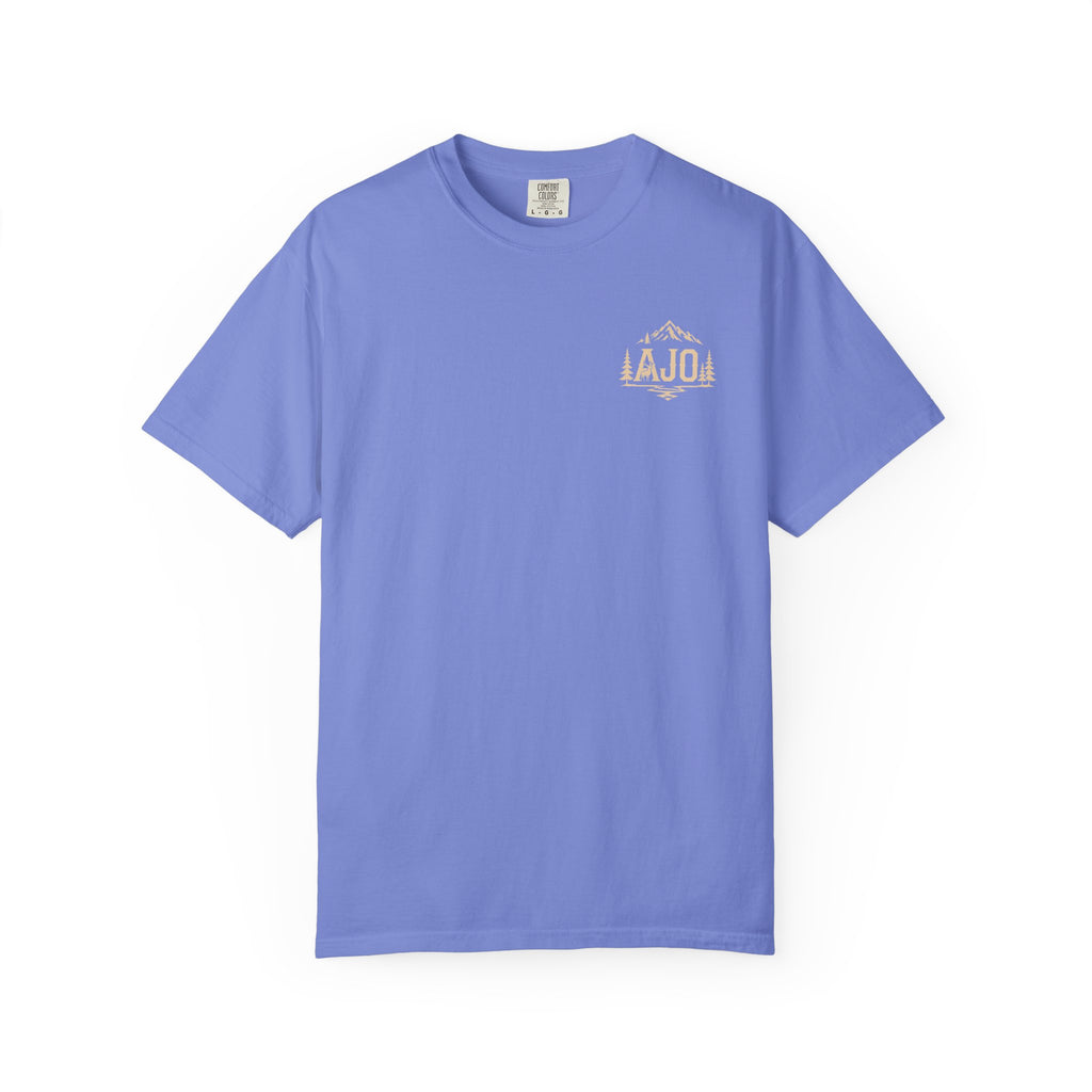 Trail Boot Print T-Shirt — "Answer the Wild" Outdoor Graphic Tee