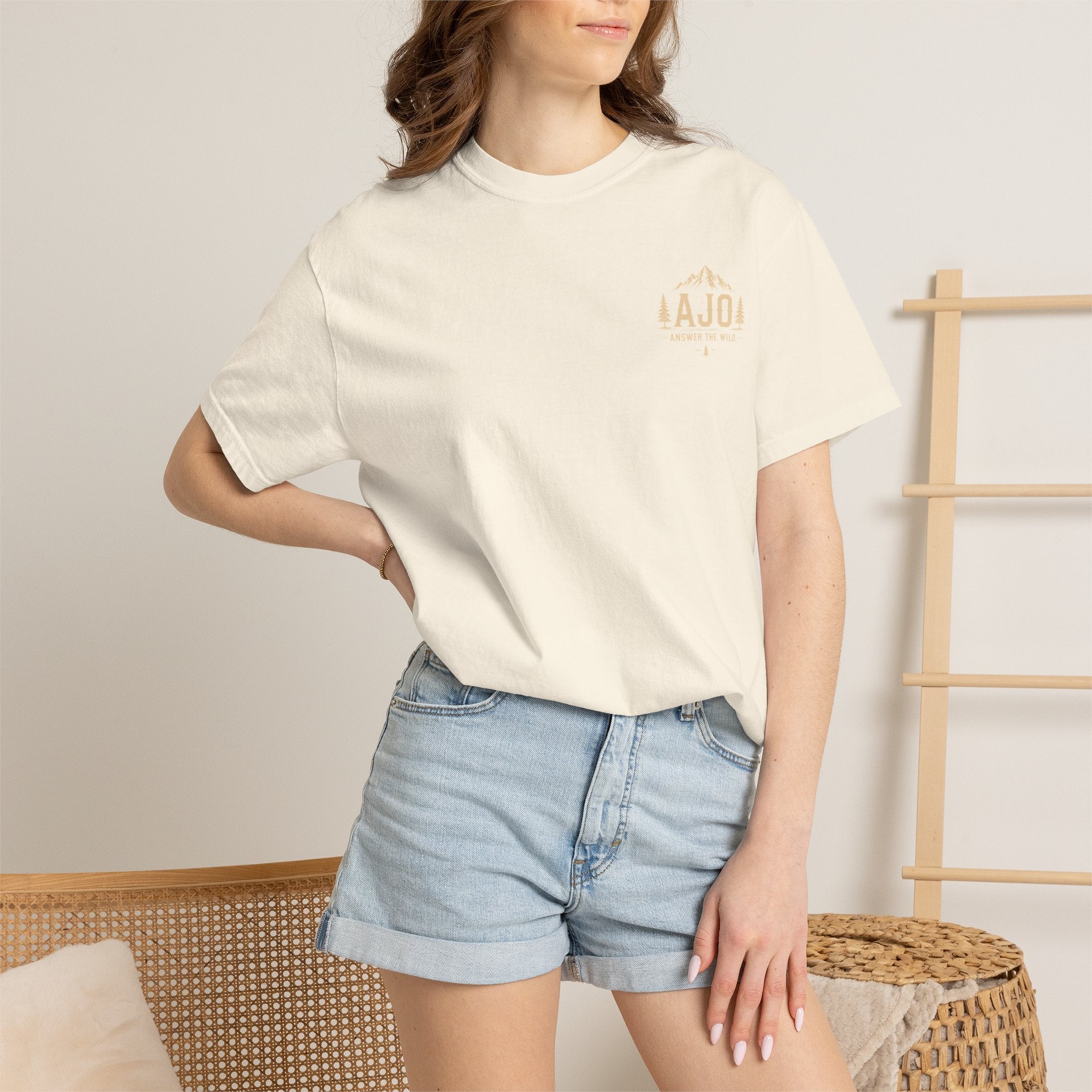 Ajo Pocket Tee — 'Time Can Wait, The Wild Won't' Adventure T‑Shirt