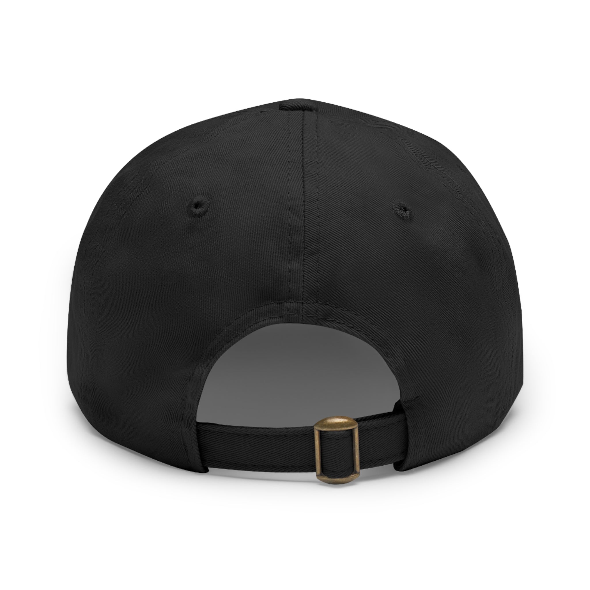 AJO Mountain Leather Patch Dad Hat — Outdoor Adventure Baseball Cap