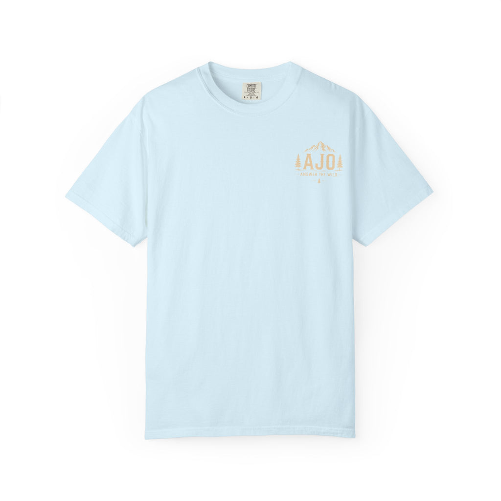 Ajo Pocket Tee — 'Time Can Wait, The Wild Won't' Adventure T‑Shirt