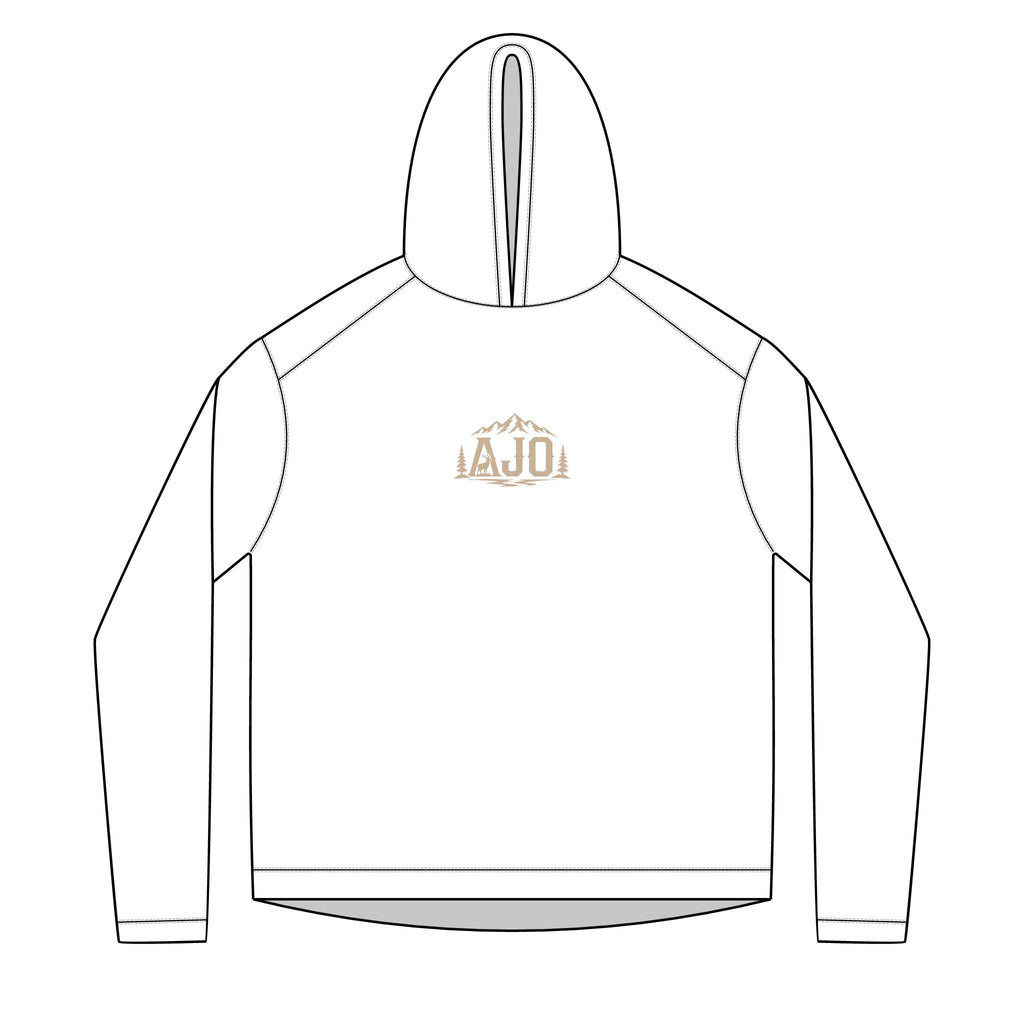 Hiking Hoodie — "Heavy Packs & Sore Backs" Adventure Graphic