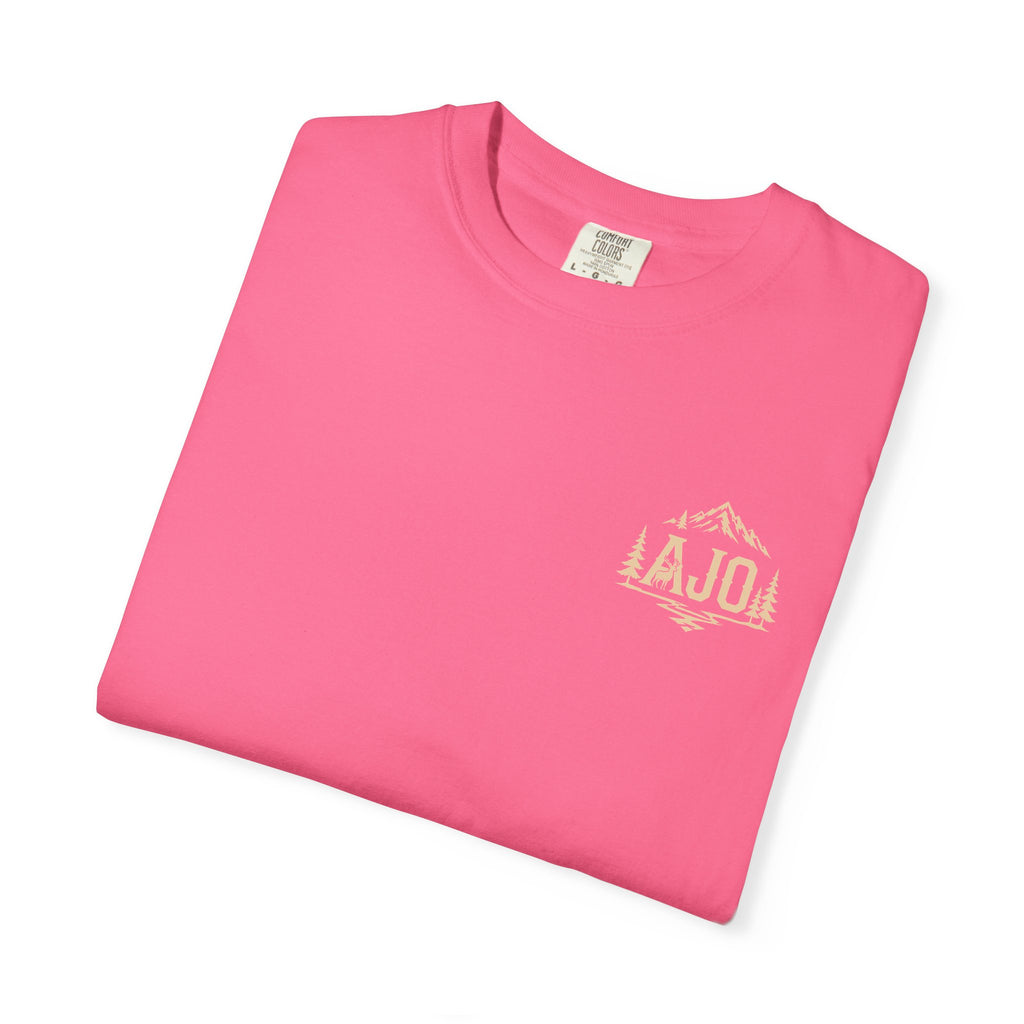 Trail Boot Print T-Shirt — "Answer the Wild" Outdoor Graphic Tee