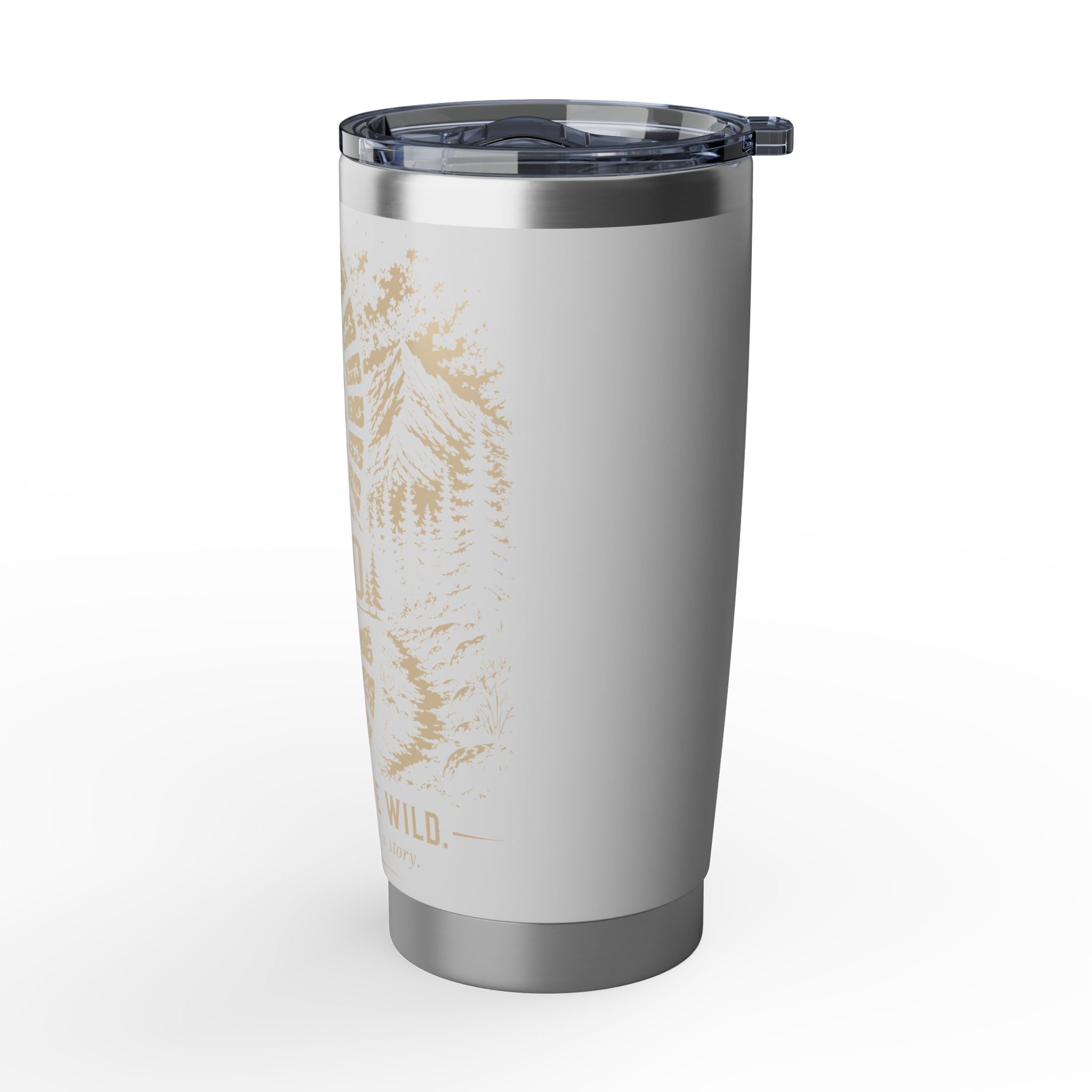 Vagabond 20oz Tumbler — Adventure Bootprint Travel Mug (Answer the Wild)