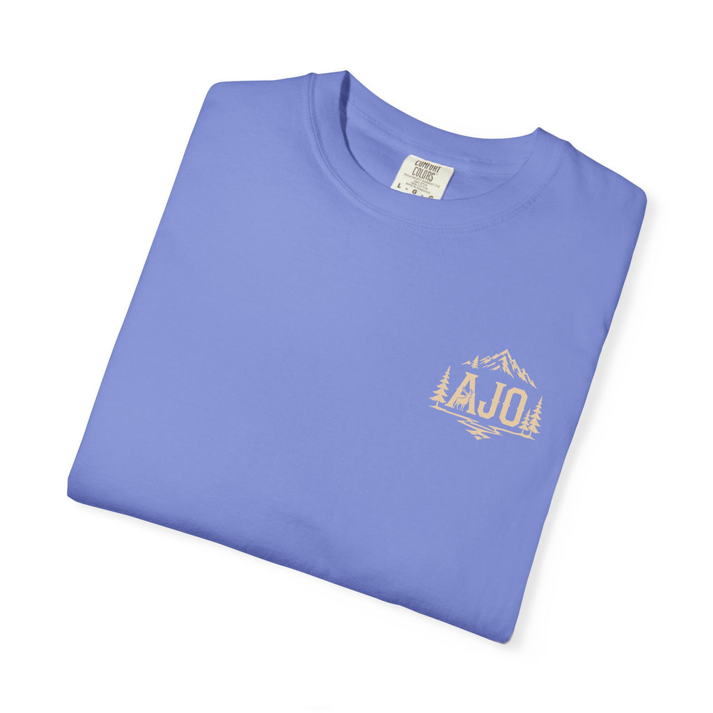 Trail Boot Print T-Shirt — "Answer the Wild" Outdoor Graphic Tee