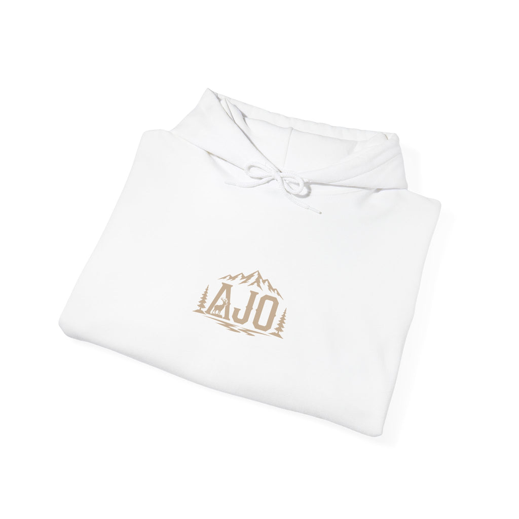 Heavy Packs Hoodie — “Heavy Packs, Sore Backs” Backprint Outdoor Camping Hoodie