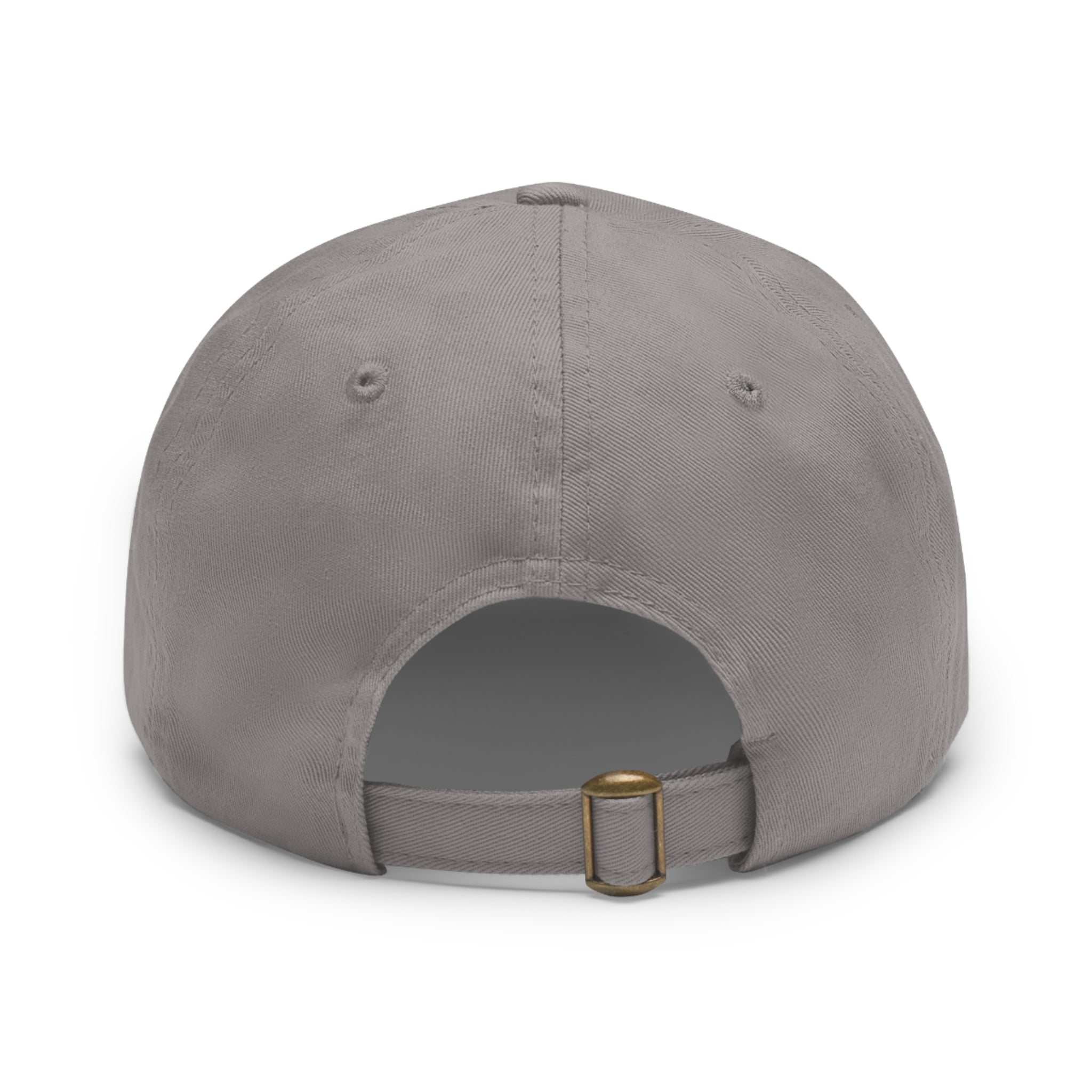 AJO Mountain Leather Patch Dad Hat — Outdoor Adventure Baseball Cap
