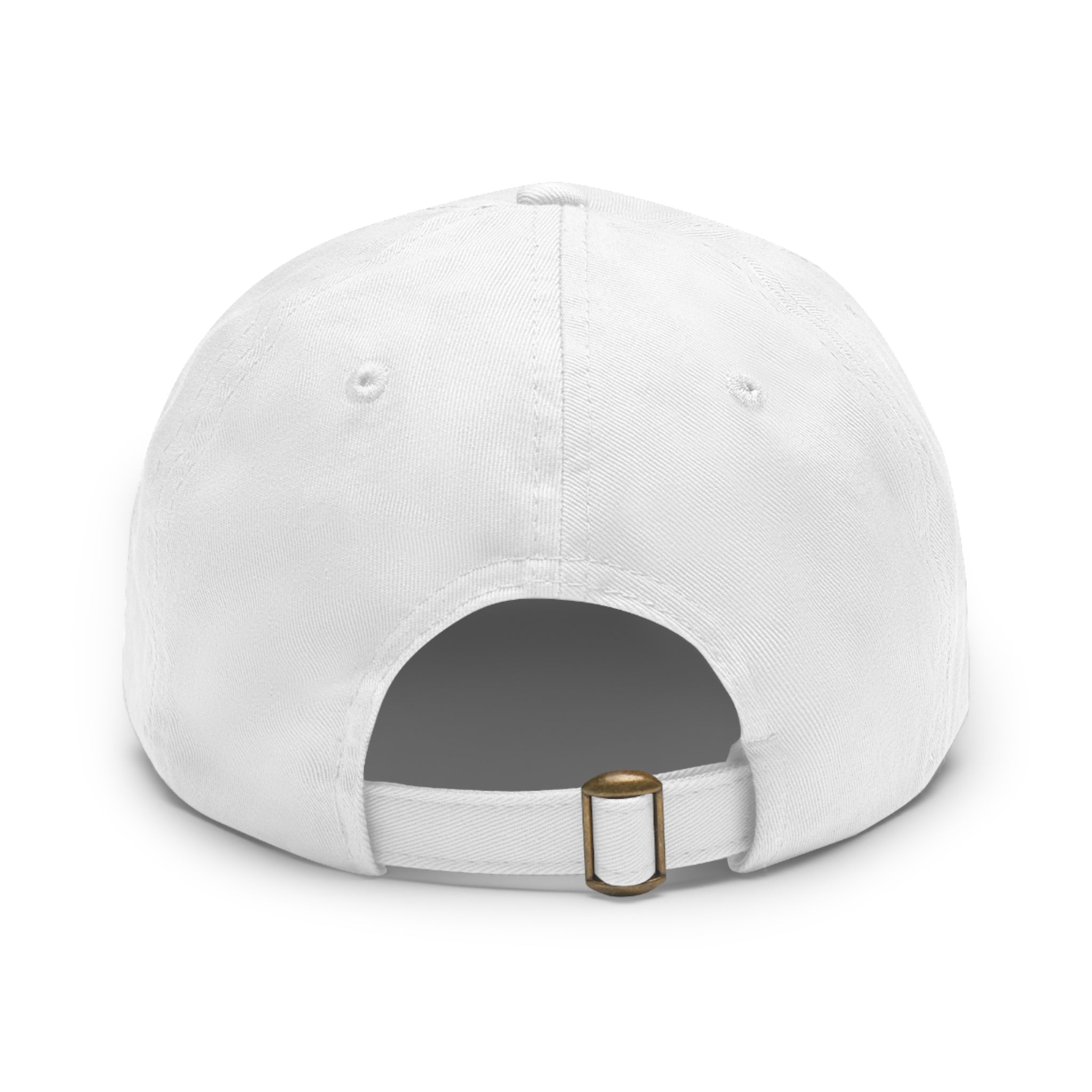 AJO Mountain Leather Patch Dad Hat — Outdoor Adventure Baseball Cap