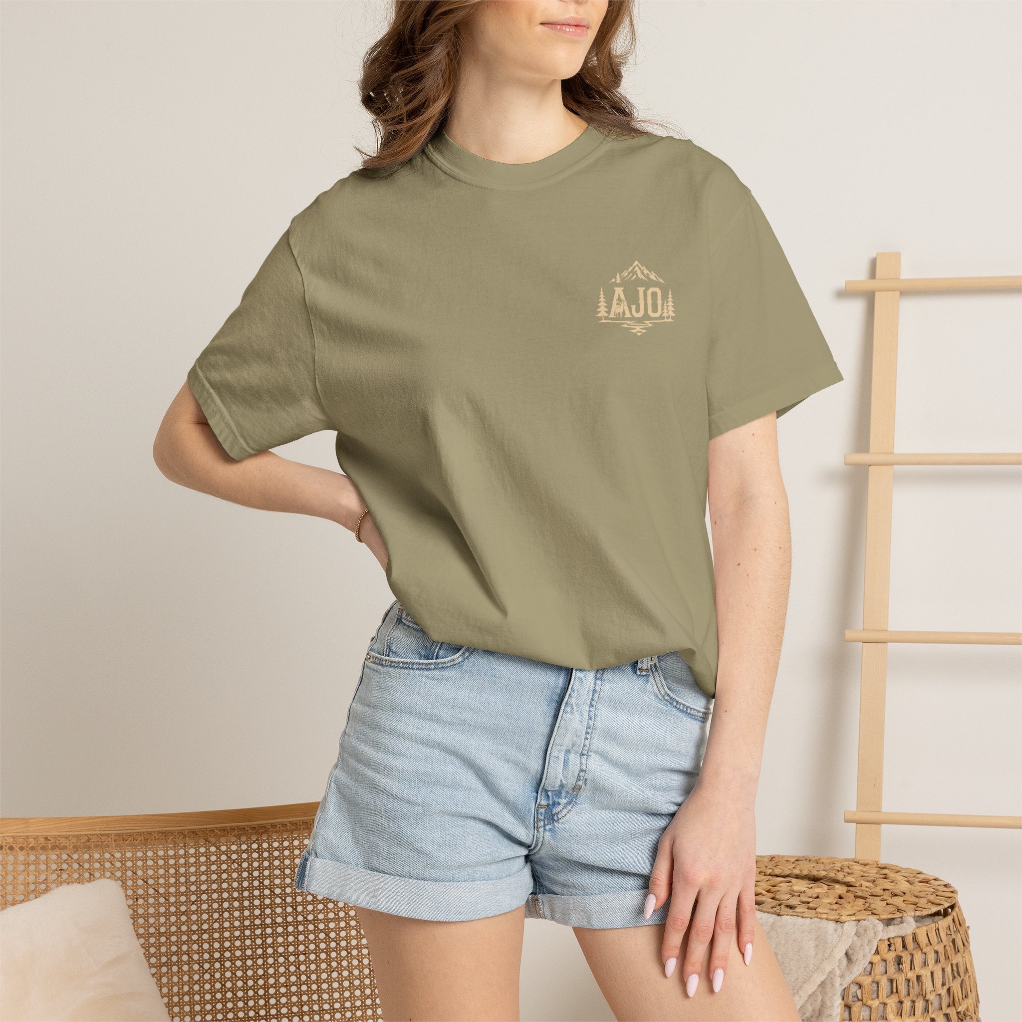 Trail Boot Print T-Shirt — "Answer the Wild" Outdoor Graphic Tee