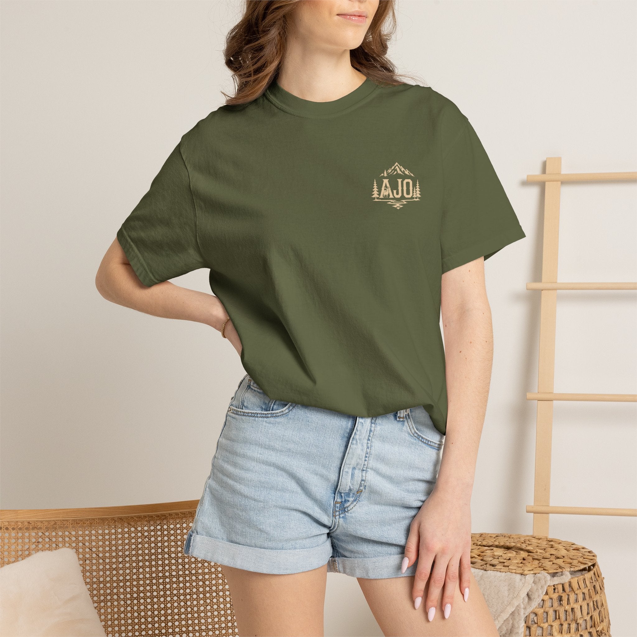 Trail Boot Print T-Shirt — "Answer the Wild" Outdoor Graphic Tee