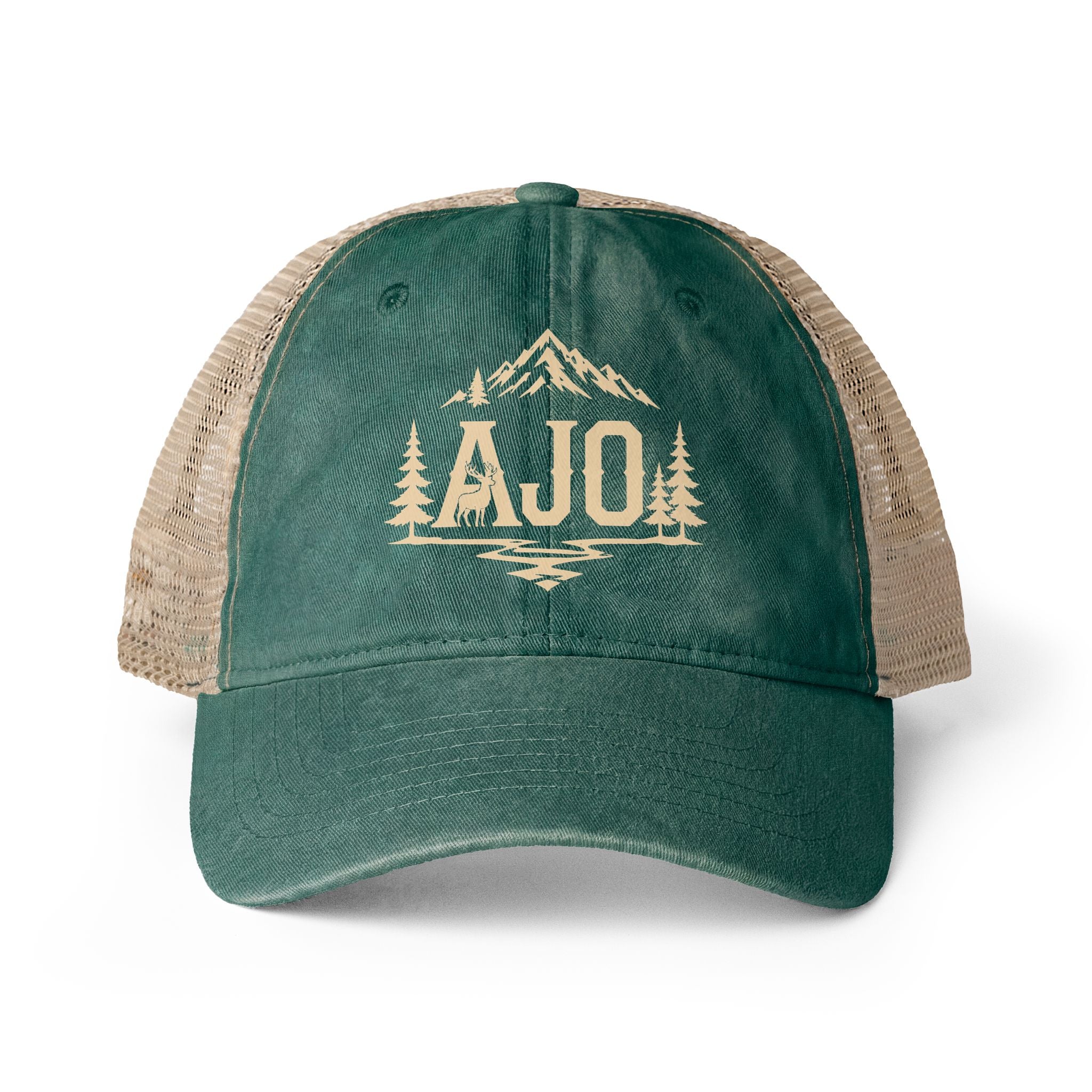 Women's Washed Mesh-Back Cap