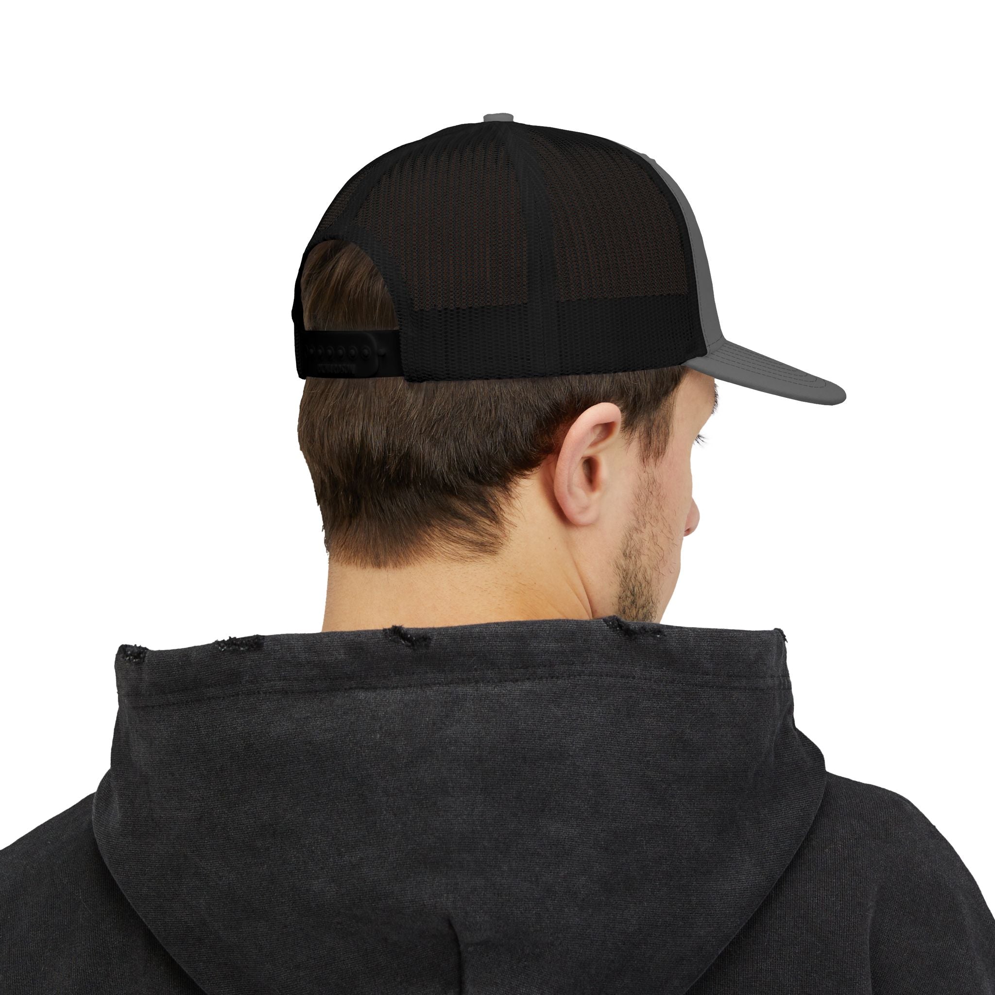 AJO Mountain Logo Snapback Trucker Cap