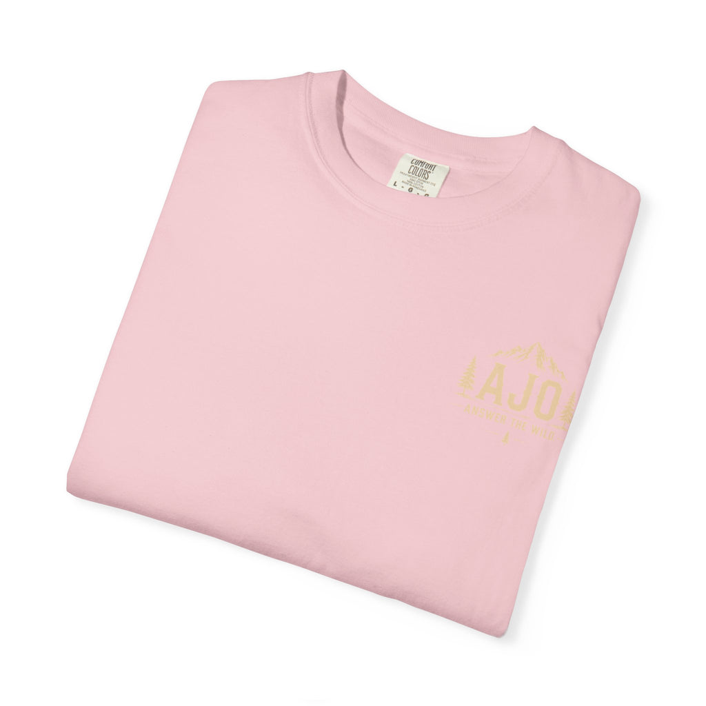 Ajo Pocket Tee — 'Time Can Wait, The Wild Won't' Adventure T‑Shirt