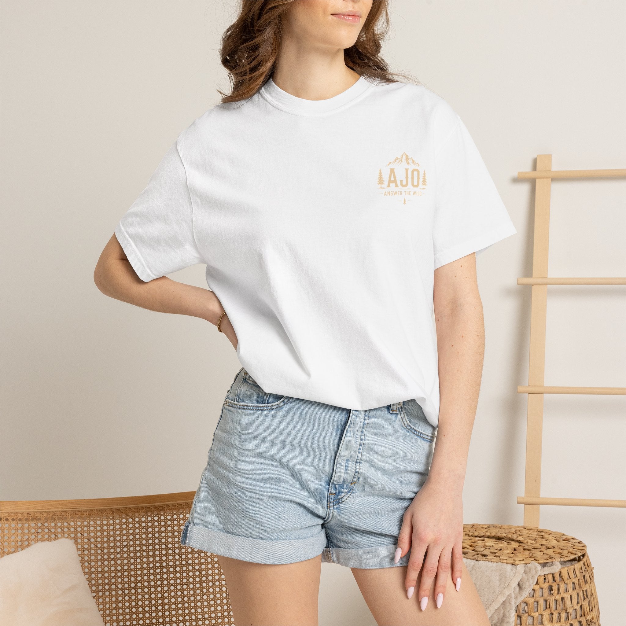 Ajo Pocket Tee — 'Time Can Wait, The Wild Won't' Adventure T‑Shirt