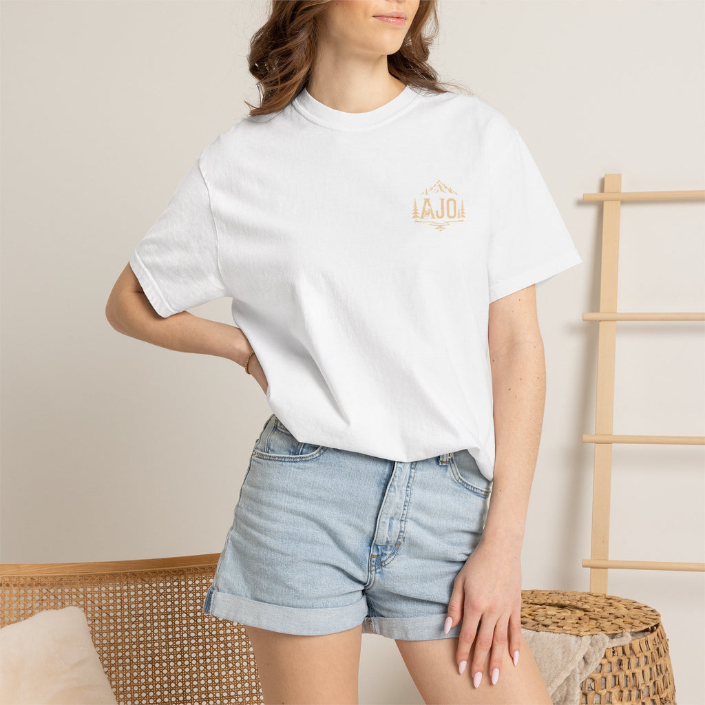 Trail Boot Print T-Shirt — "Answer the Wild" Outdoor Graphic Tee