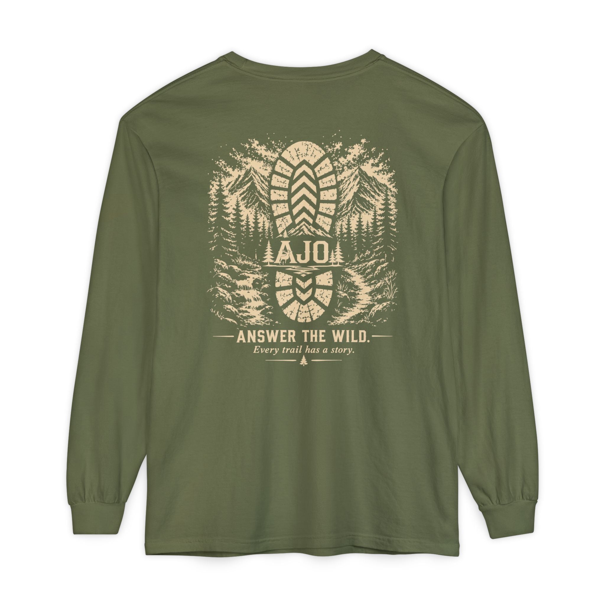 Answer the Wild Long Sleeve T-Shirt — AJÖ Outdoor Hiking Shirt