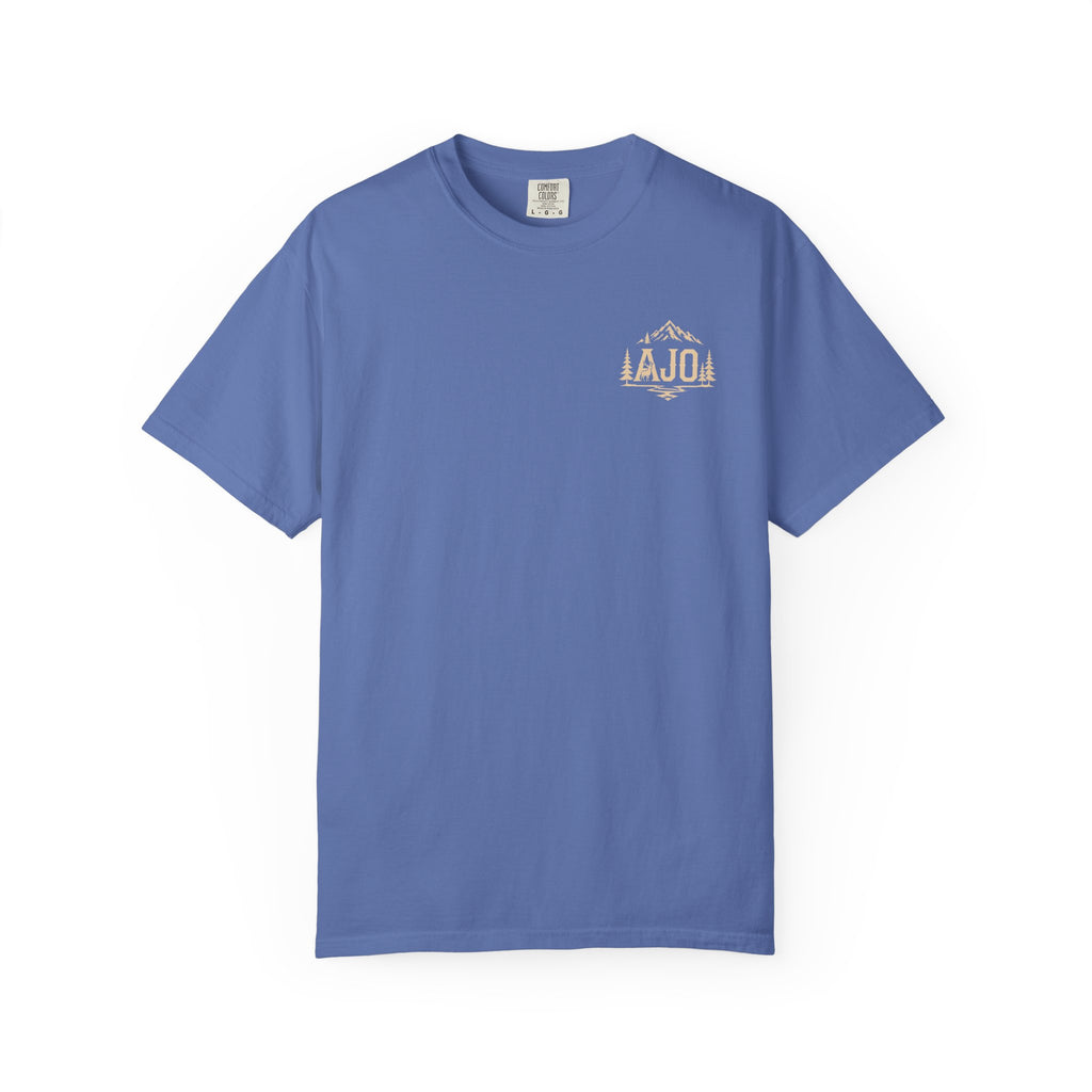 Trail Boot Print T-Shirt — "Answer the Wild" Outdoor Graphic Tee