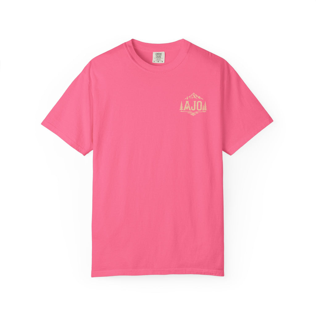 Trail Boot Print T-Shirt — "Answer the Wild" Outdoor Graphic Tee