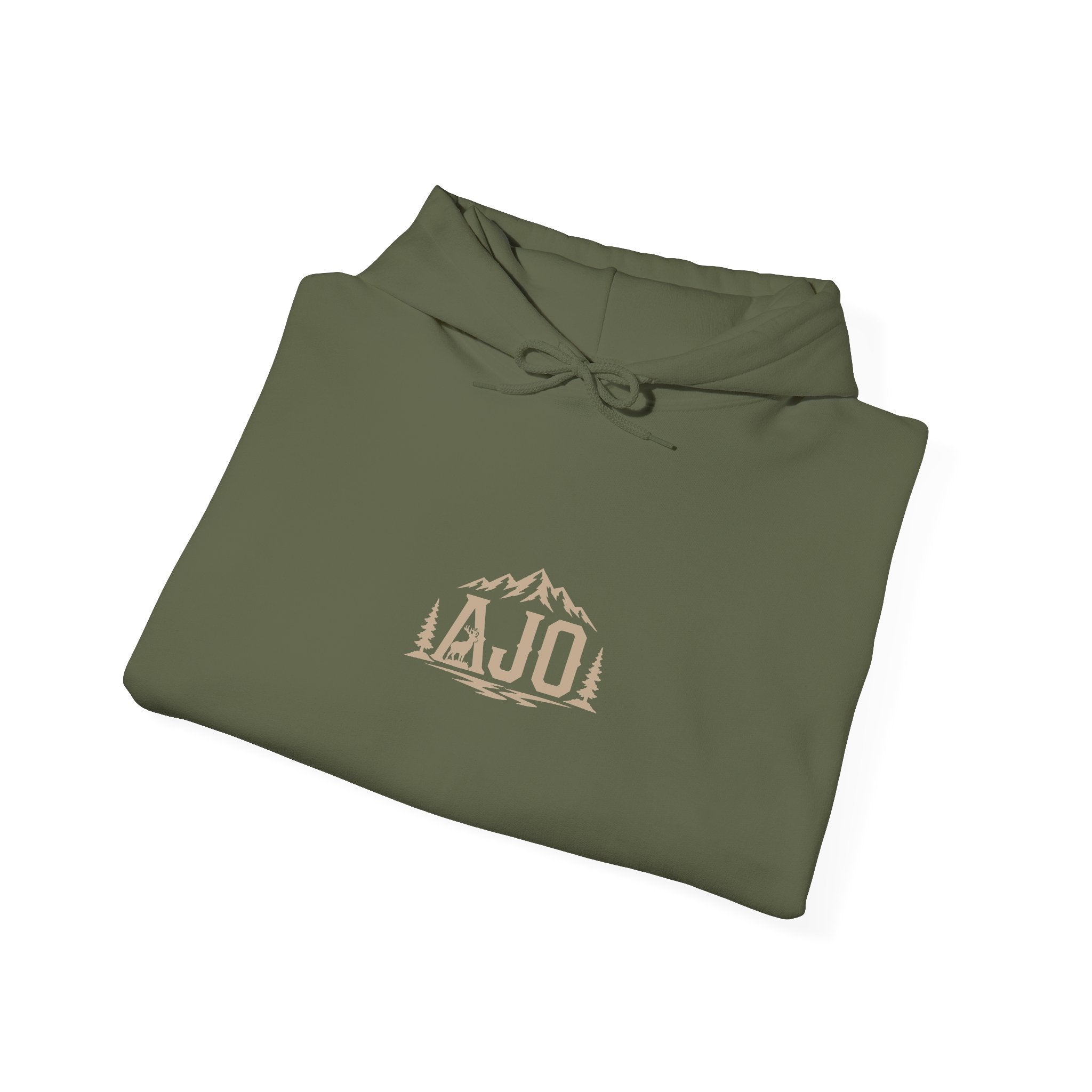 Heavy Packs Hoodie — “Heavy Packs, Sore Backs” Backprint Outdoor Camping Hoodie