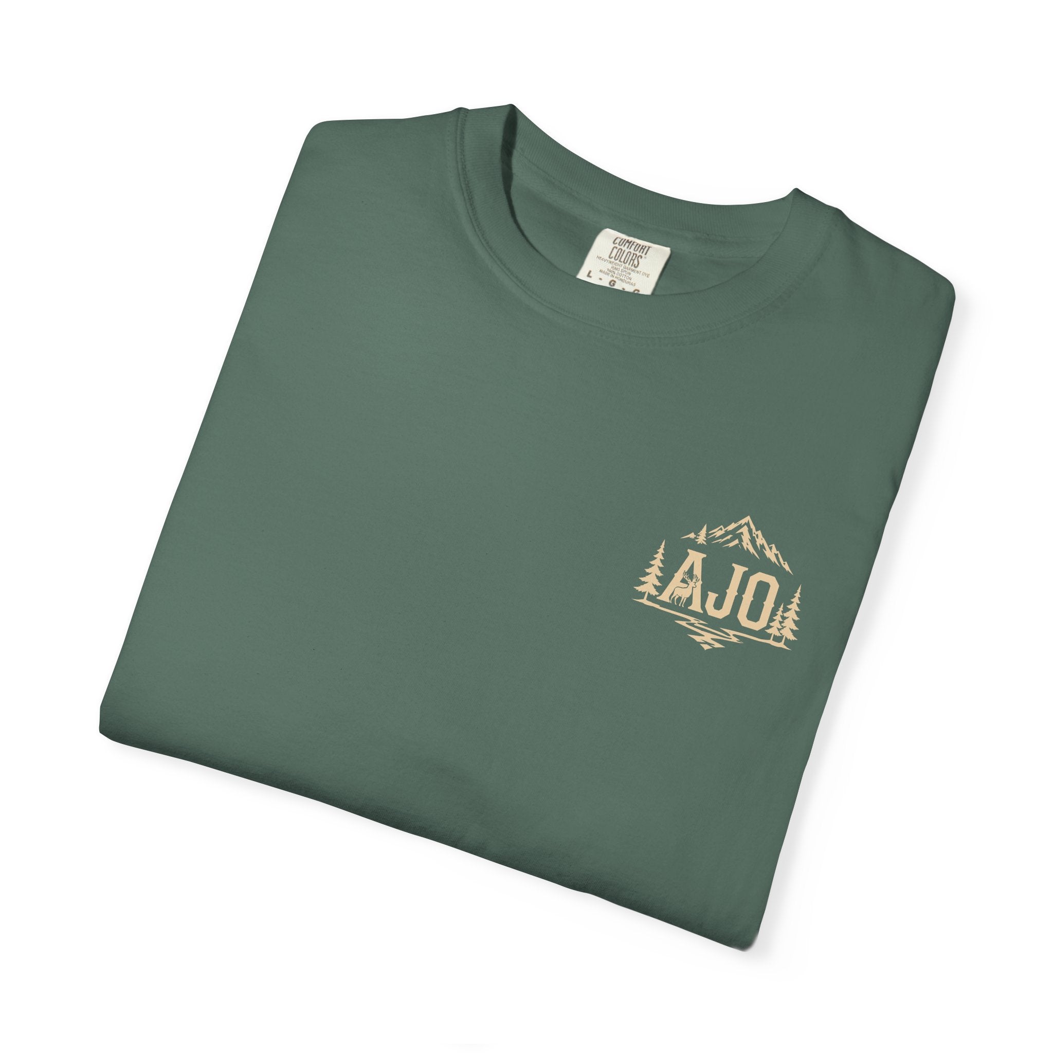 Trail Boot Print T-Shirt — "Answer the Wild" Outdoor Graphic Tee