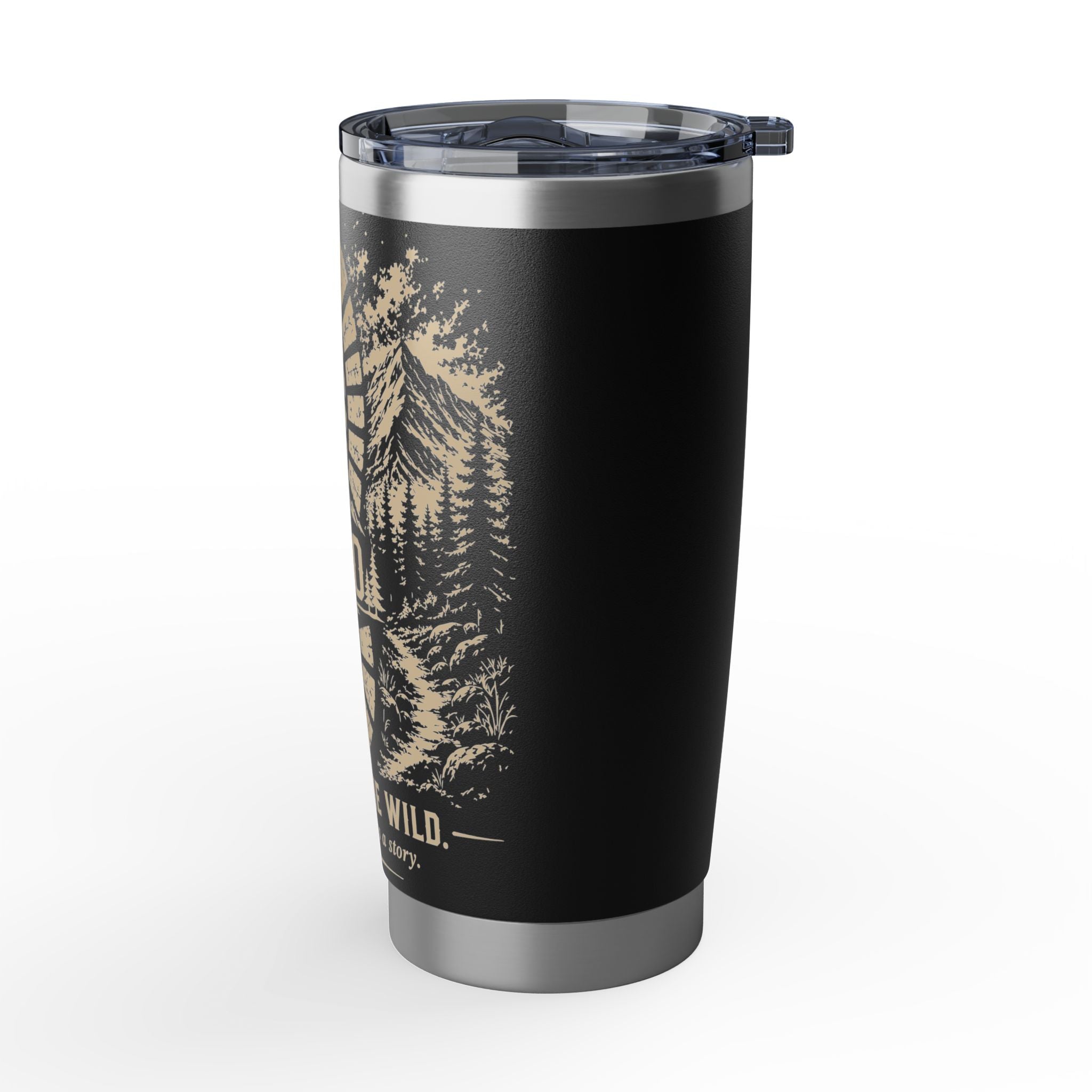 Vagabond 20oz Tumbler — Adventure Bootprint Travel Mug (Answer the Wild)